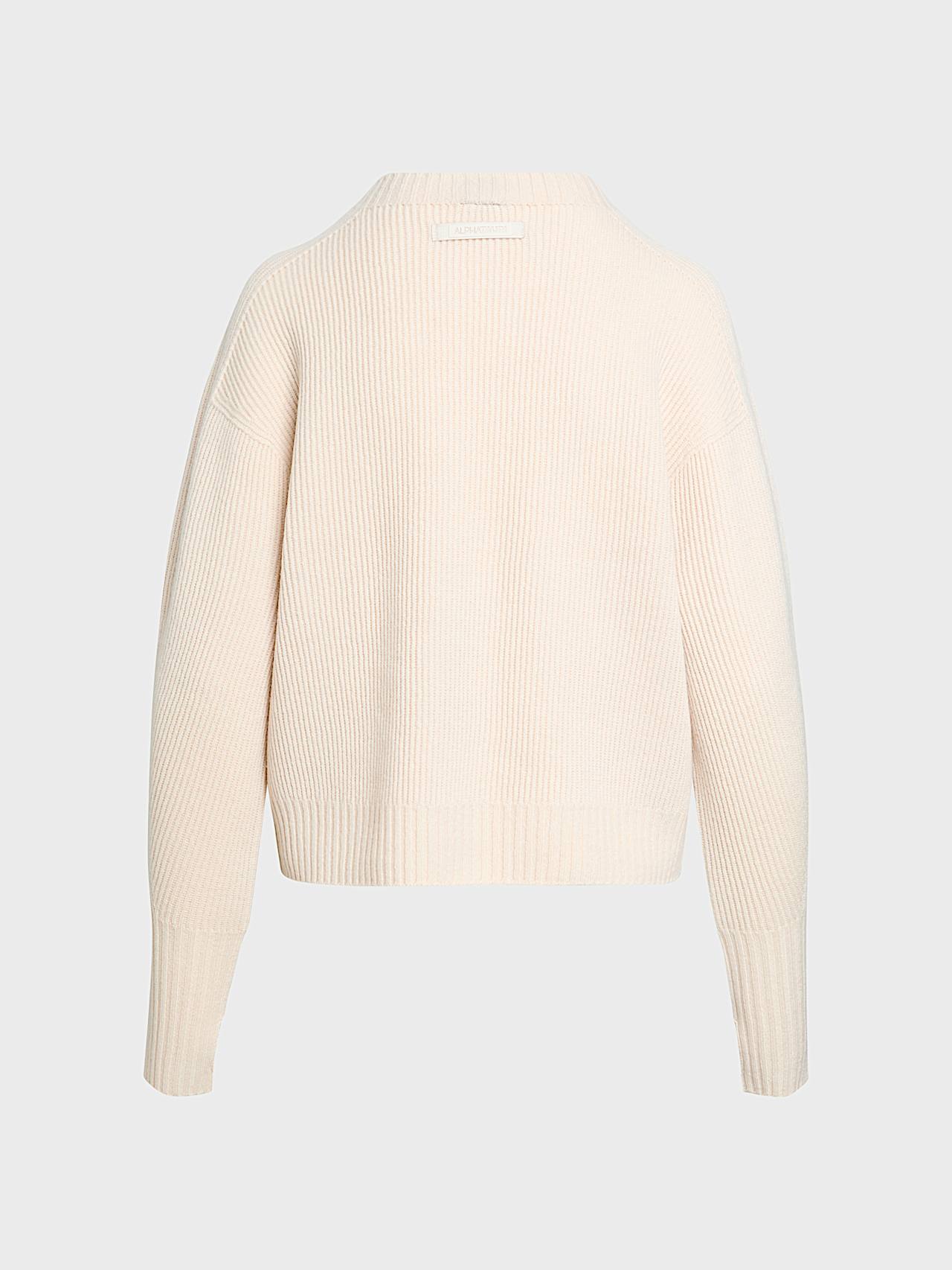 AlphaTauri | FENUA V1.Y10.02 | 3D Knit Sweater made from 100% Wool in Warm Stone für Damen