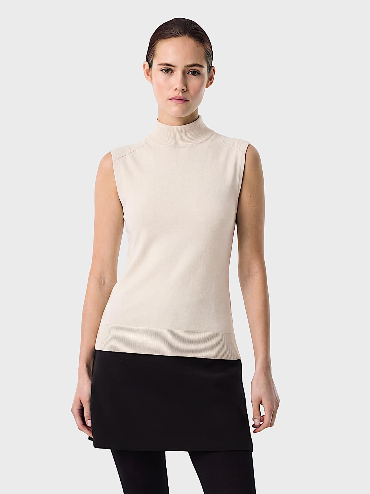 AlphaTauri | FAILAND V1.Y10.02 | 3D Knit Sweater Vest in Stone for Donna