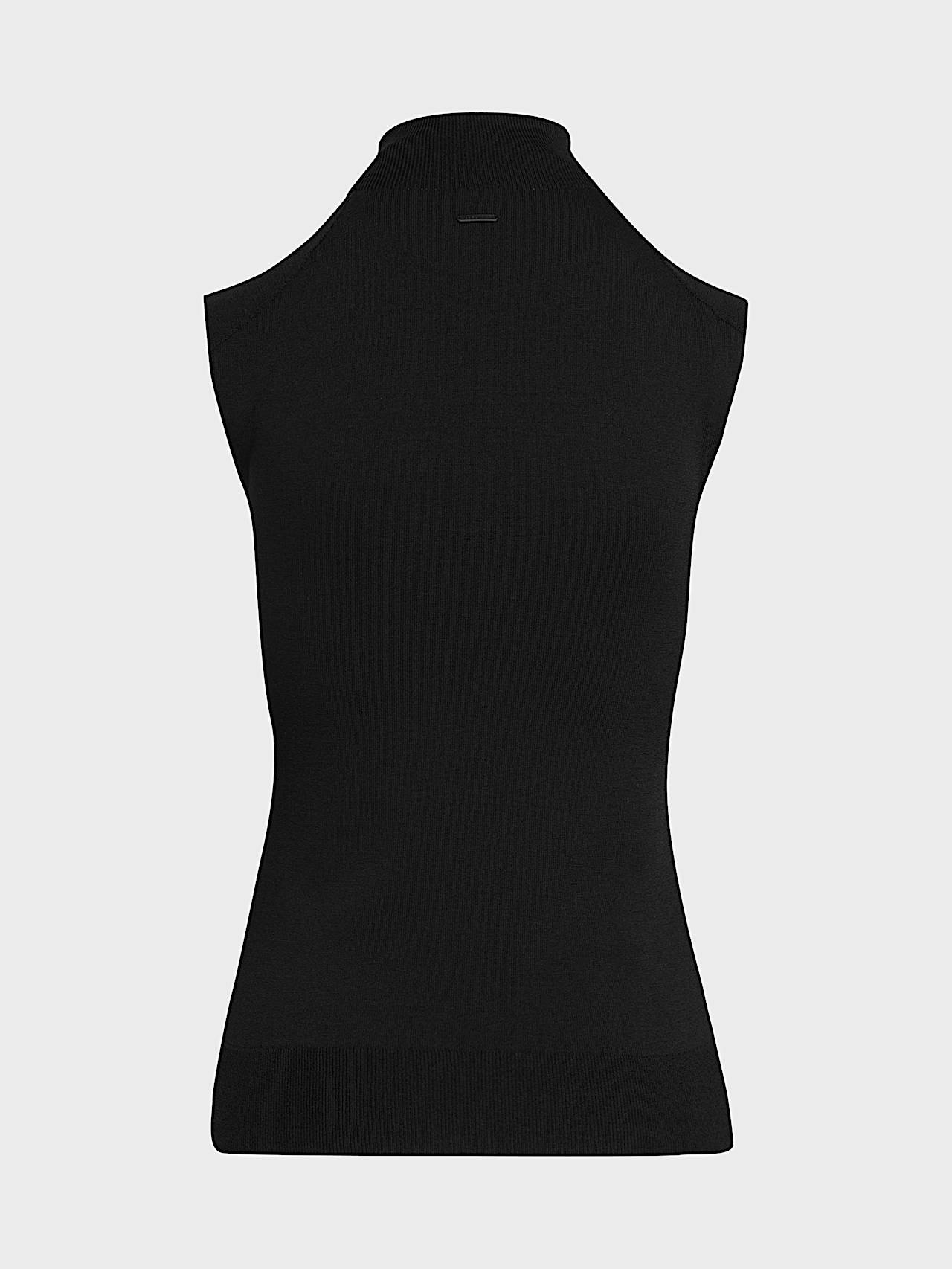 AlphaTauri | FAILAND V1.Y10.02 | 3D Knit Sweater Vest in Black for Donna