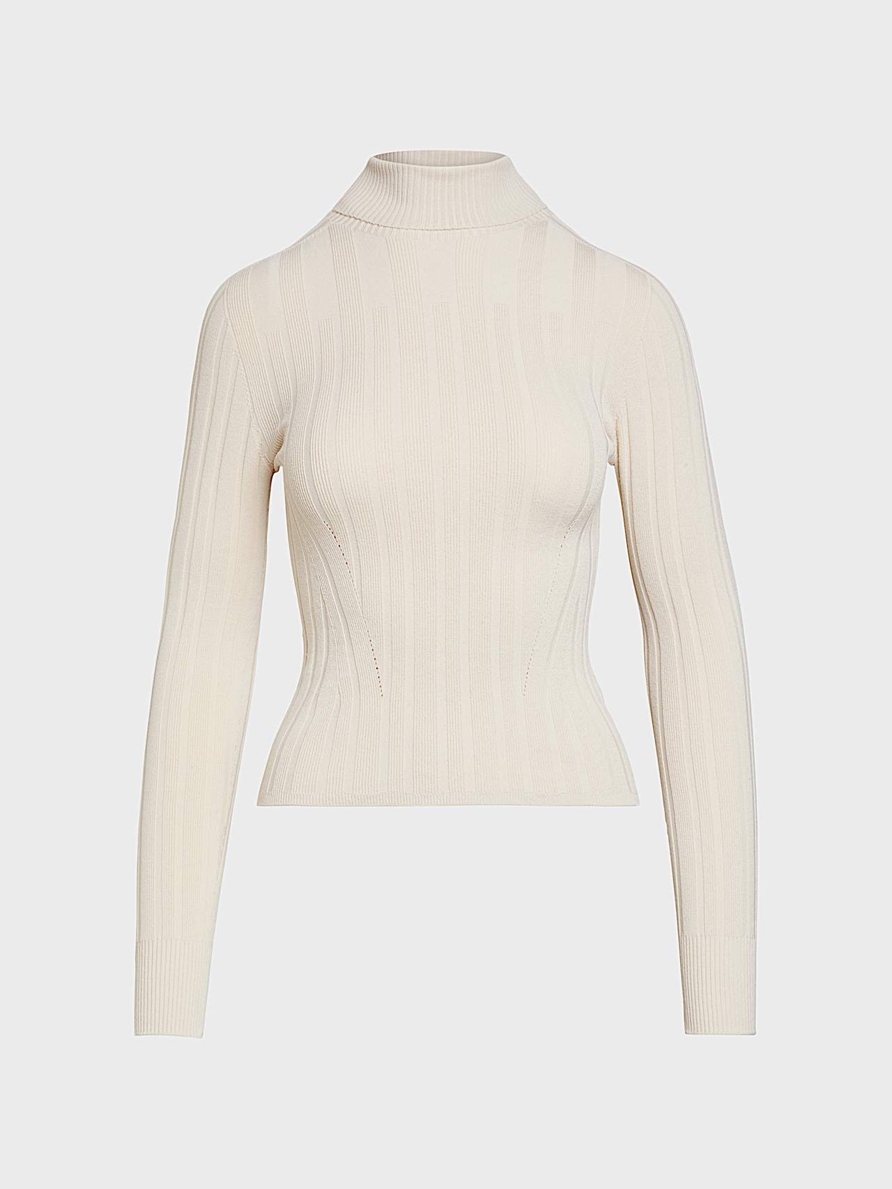 AlphaTauri | FEAPEL V1.Y10.02 | Pull en maille 3D à col roulé in Stone for Femme