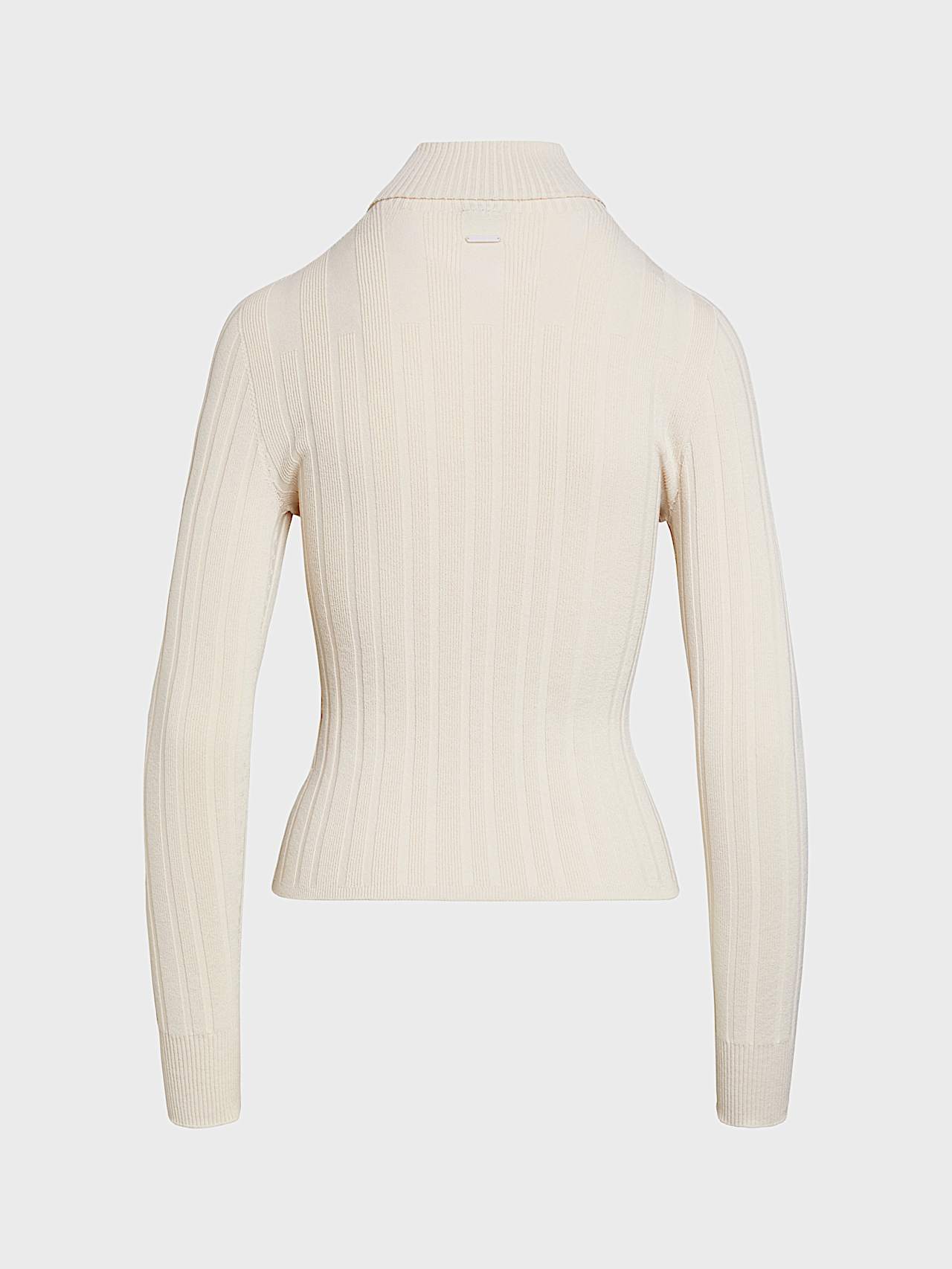 AlphaTauri | FEAPEL V1.Y10.02 | Pull en maille 3D à col roulé in Stone for Femme