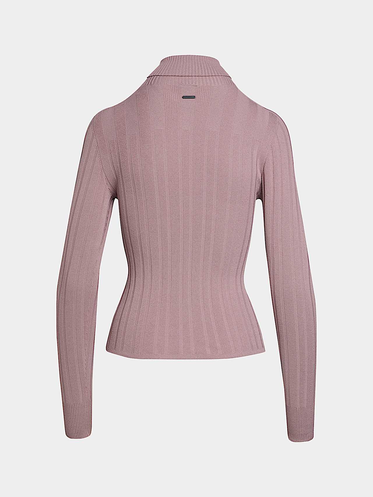 AlphaTauri | FEAPEL V1.Y10.02 | Jersey de punto 3D con cuello alto in Dark Rosewood for Mujer