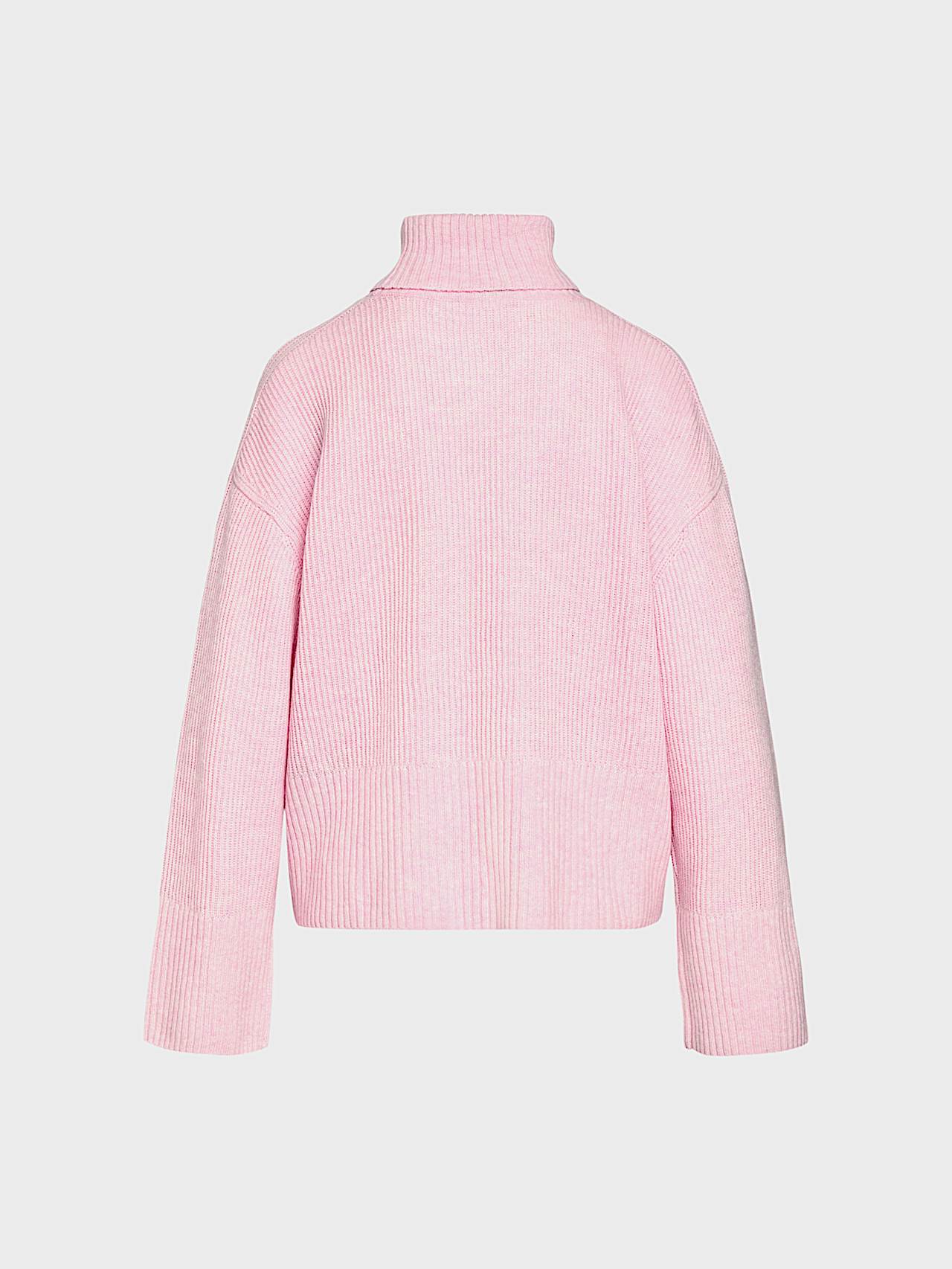 AlphaTauri | FERONA V1.Y10.02 | 3D Knit Turtleneck Sweater in Rosewood for Mujer