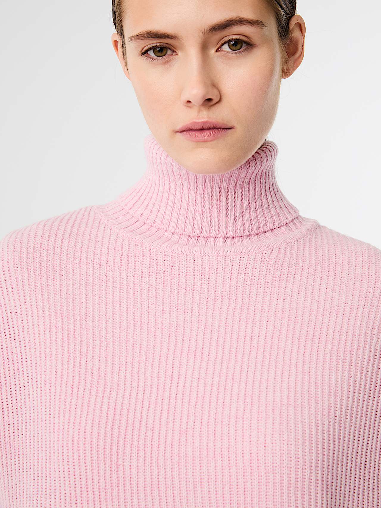 AlphaTauri | FERONA V1.Y10.02 | 3D Knit Turtleneck Sweater in Rosewood for Mujer