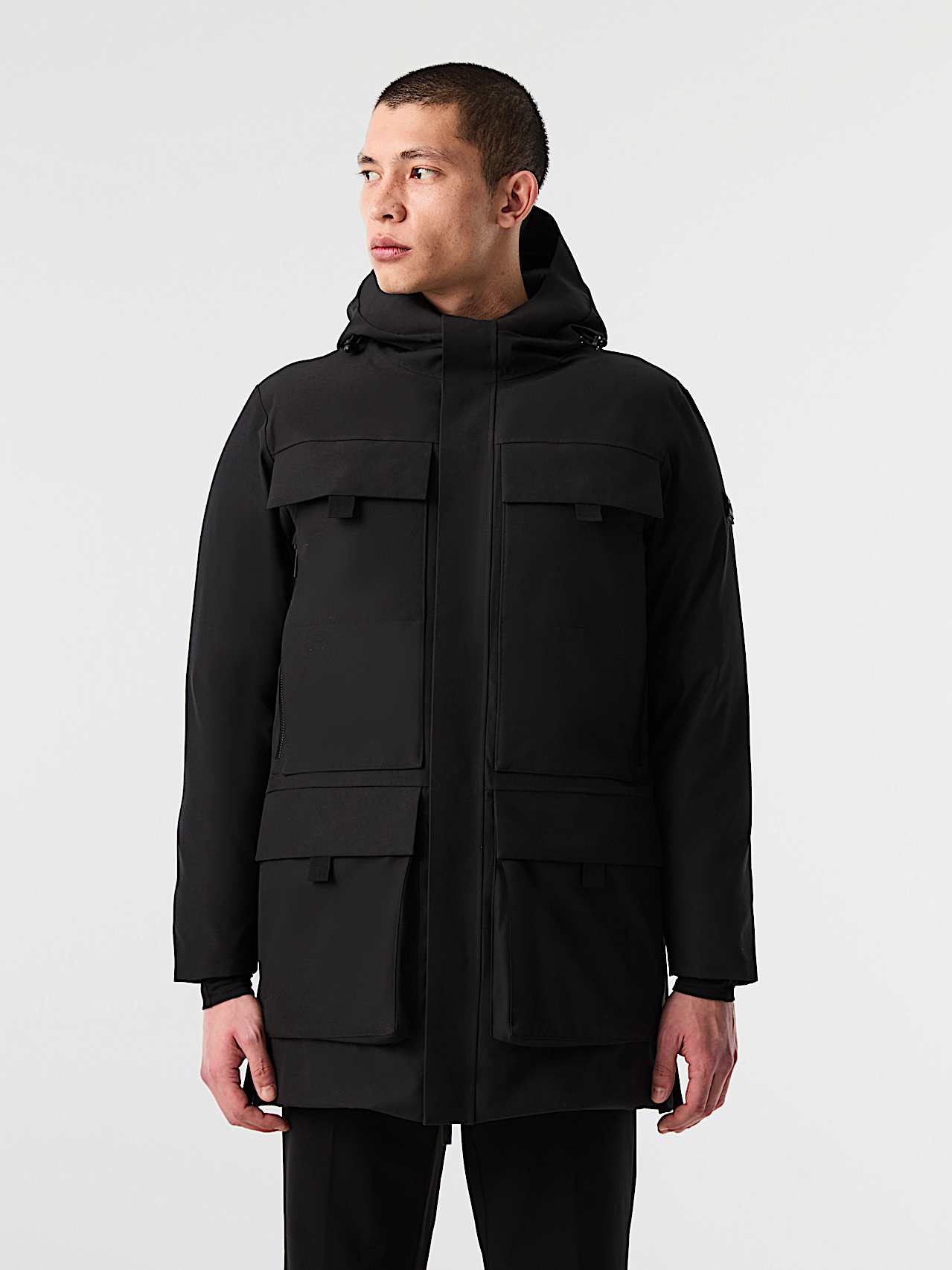 AlphaTauri | OLYON V1.Y10.02 | Parka Explore unisexe in Black for Unisexe