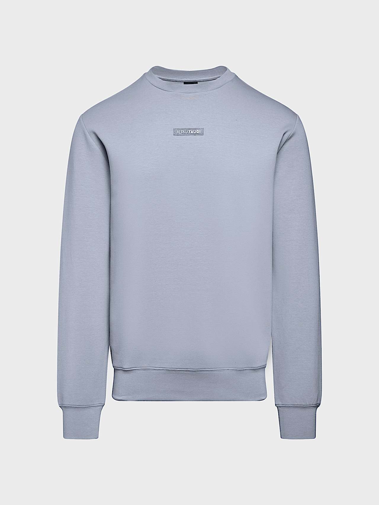 AlphaTauri | SAURIS V1.Y10.02 | Pull unisexe en jersey interlock in Grey Blue for Unisexe