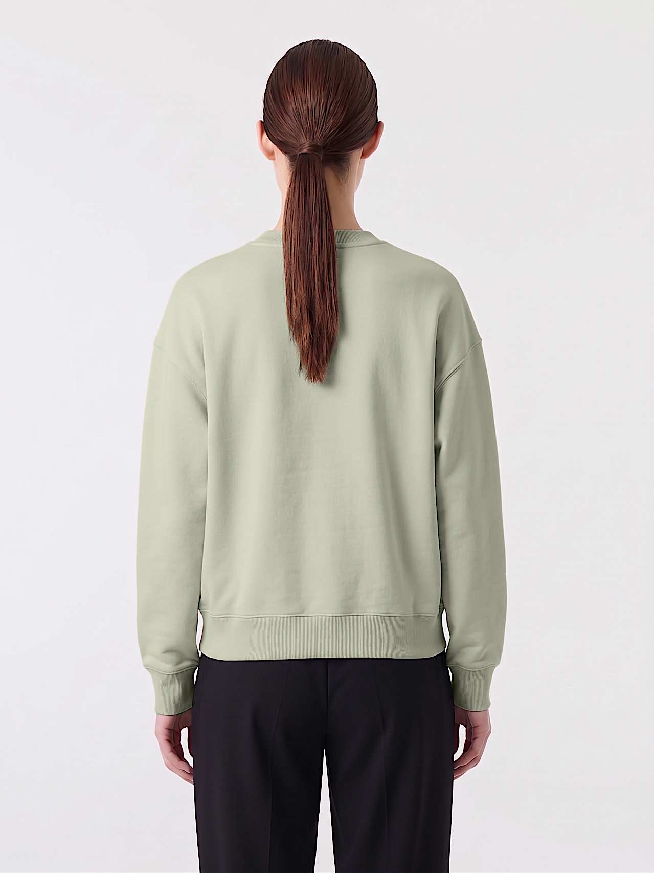 AlphaTauri | SAURIS V1.Y10.02 | Pull unisexe en jersey interlock in Dark Sage for Unisexe