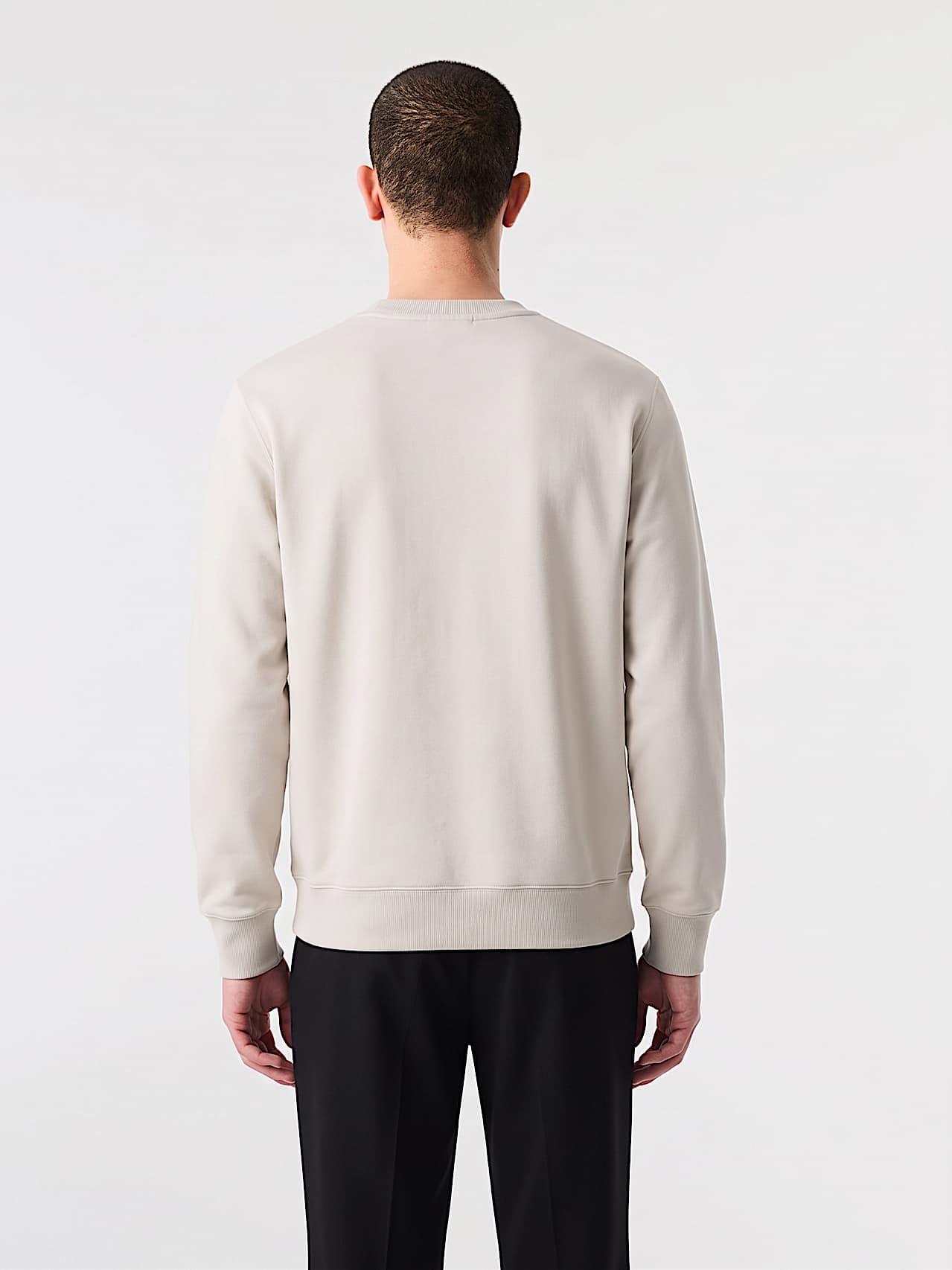 AlphaTauri | SAURIS V1.Y10.02 | Unisex Interlock Jersey Sweater in Stone for Unisex