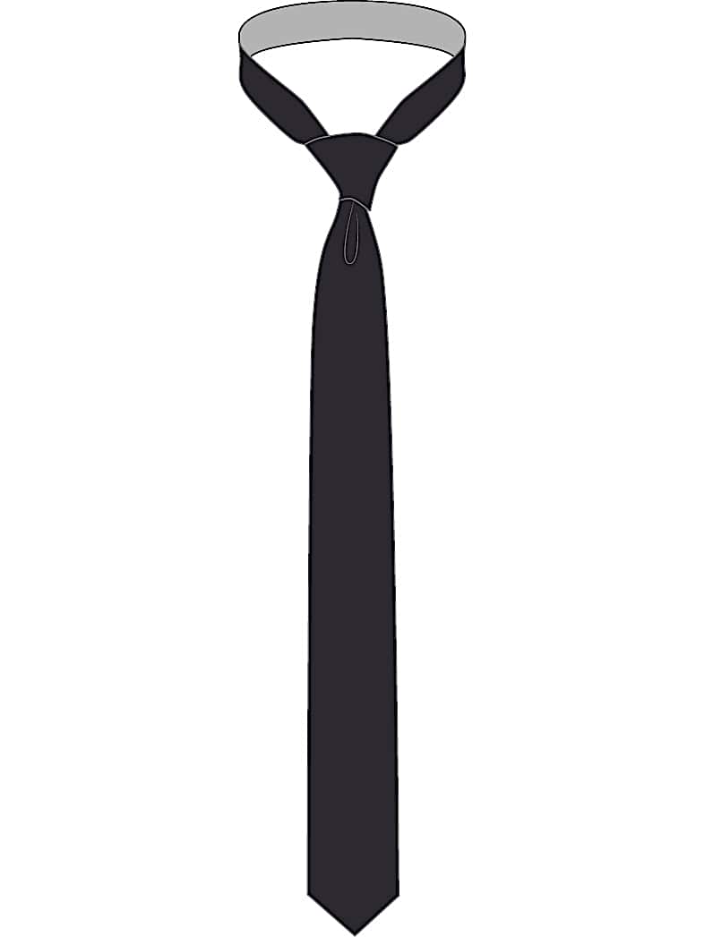 AlphaTauri | KNIT TIE | Knit Tie in Dark Navy for Unisex