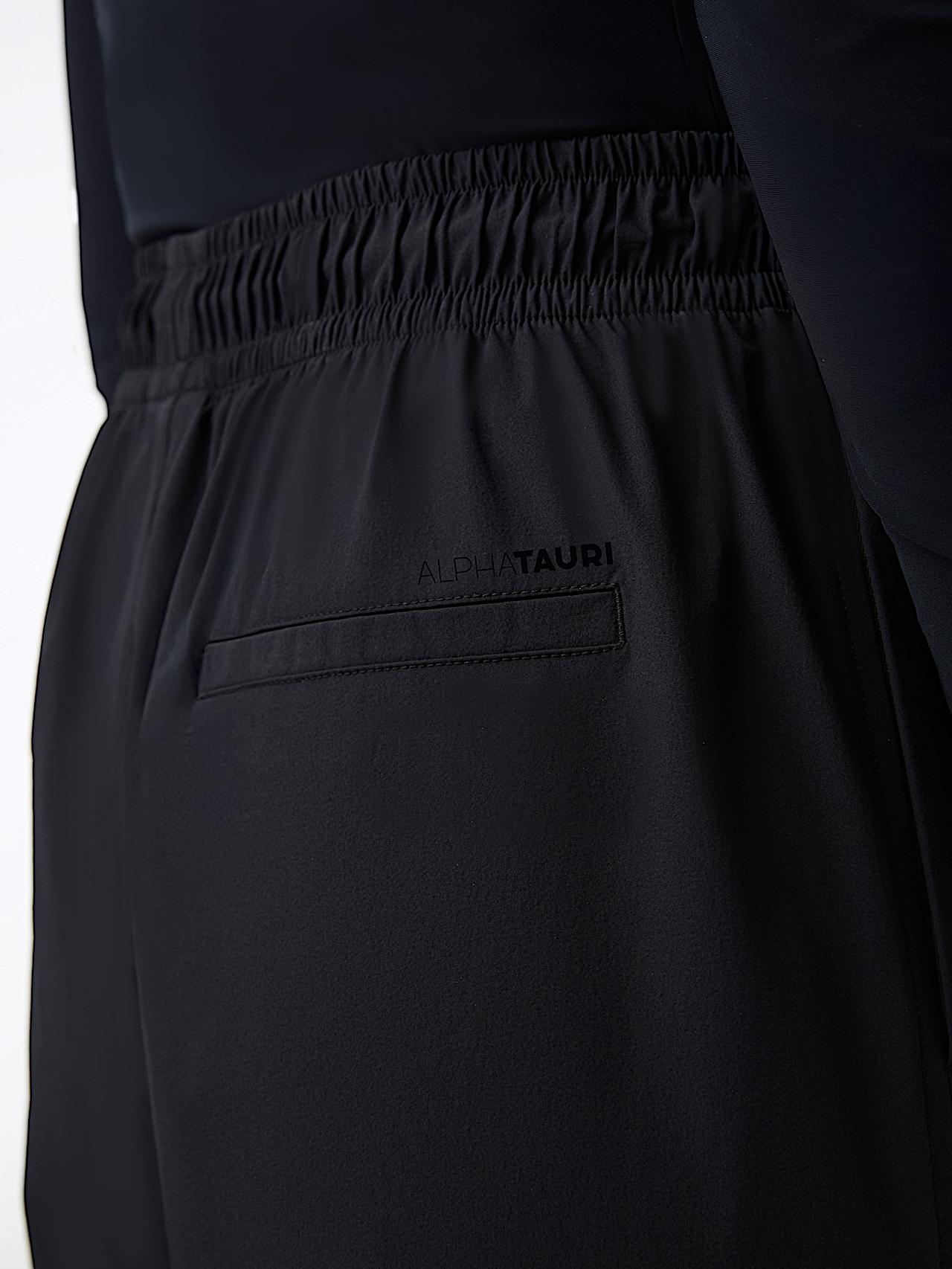 AlphaTauri | PINTA V1.Y10.01 | Performance Stretch Wide Leg Trousers in Dark Navy for Women