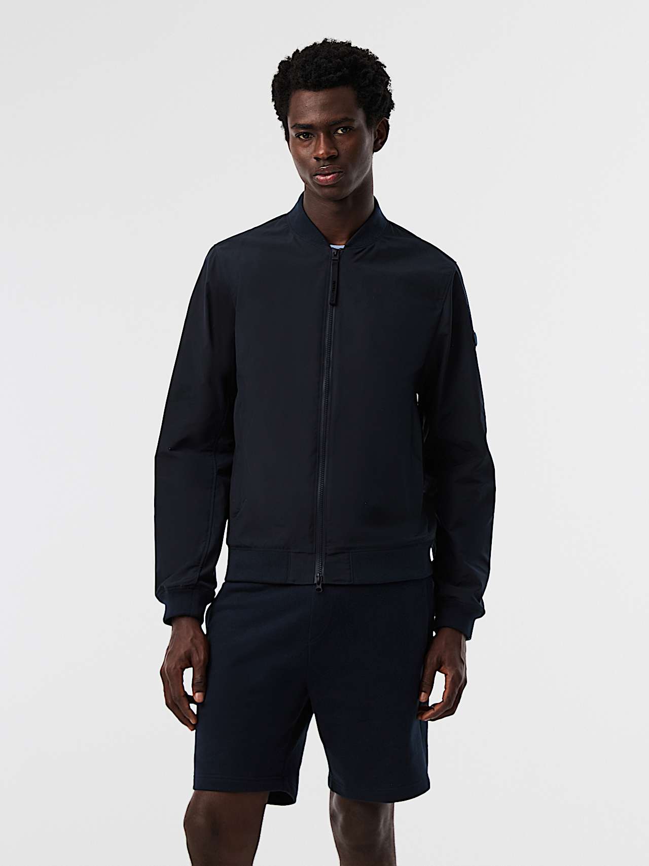 AlphaTauri | OZZT V1.Y10.01 | Veste d’aviateur en softshell in Dark Navy for Homme