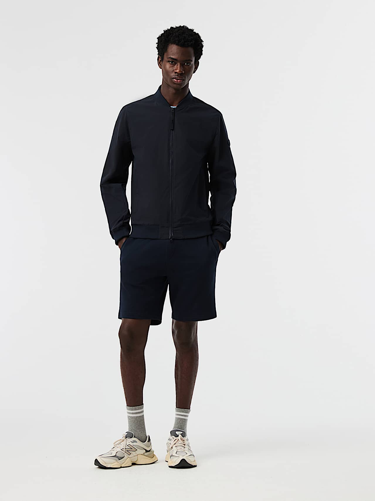 AlphaTauri | OZZT V1.Y10.01 | Bomber softshell in Dark Navy for Uomo