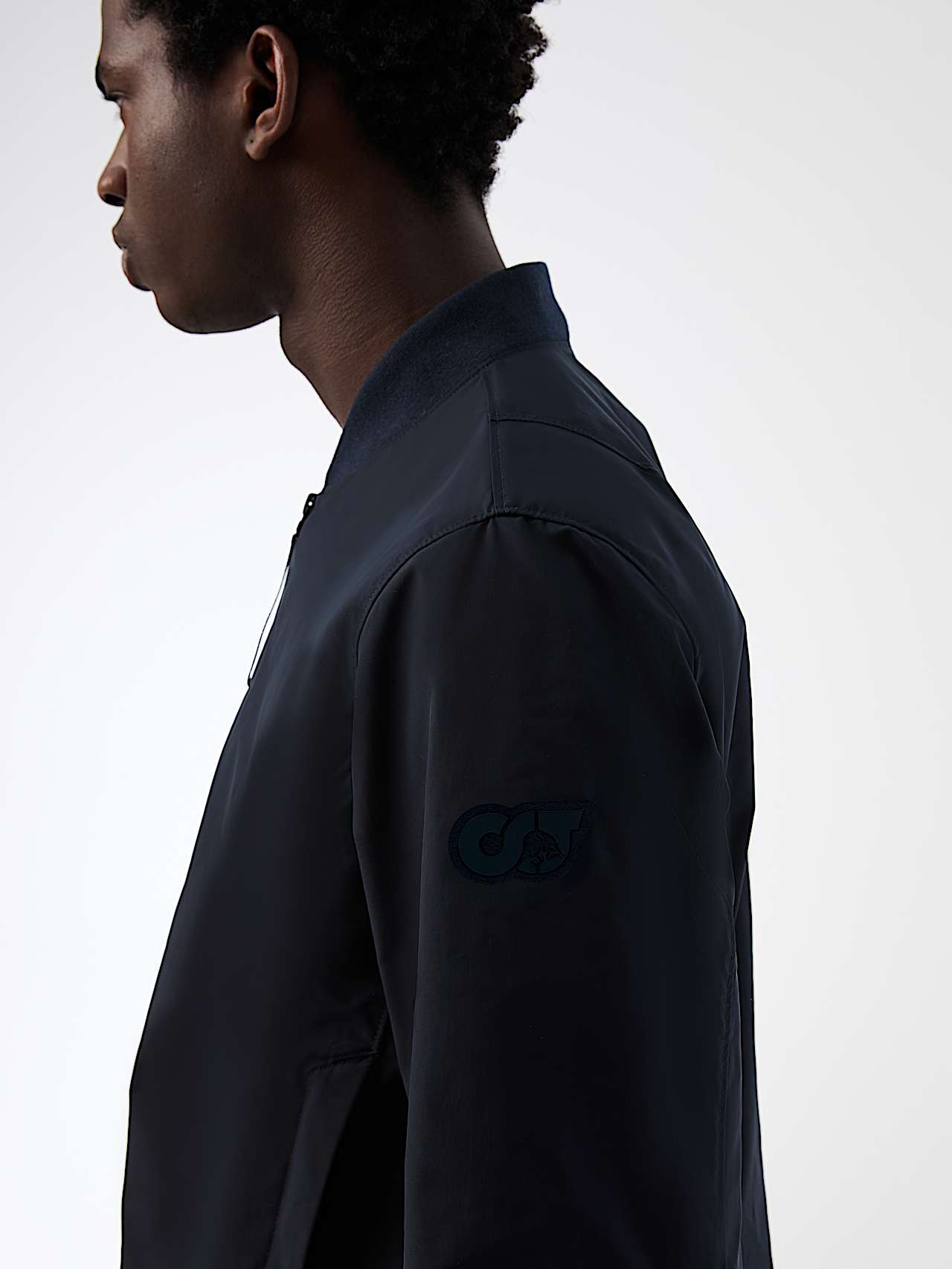 AlphaTauri | OZZT V1.Y10.01 | Veste d’aviateur en softshell in Dark Navy for Homme