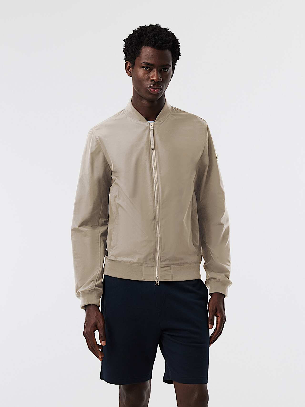 AlphaTauri | OZZT V1.Y10.01 | Softshell-Bomberjacke in Stone für Herren
