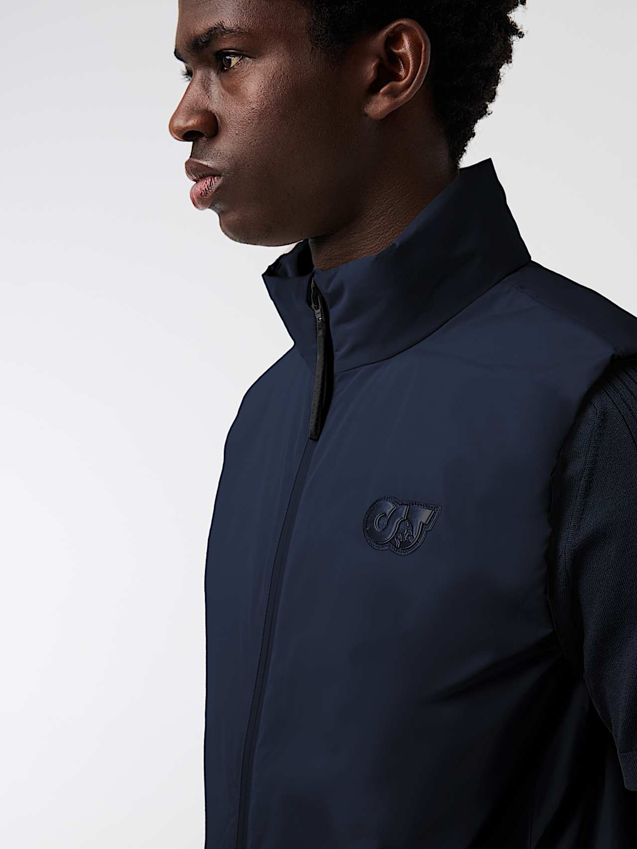 AlphaTauri | OBRA V1.Y10.01 | Gilet matelassé léger Primaloft® in Dark Navy for Homme