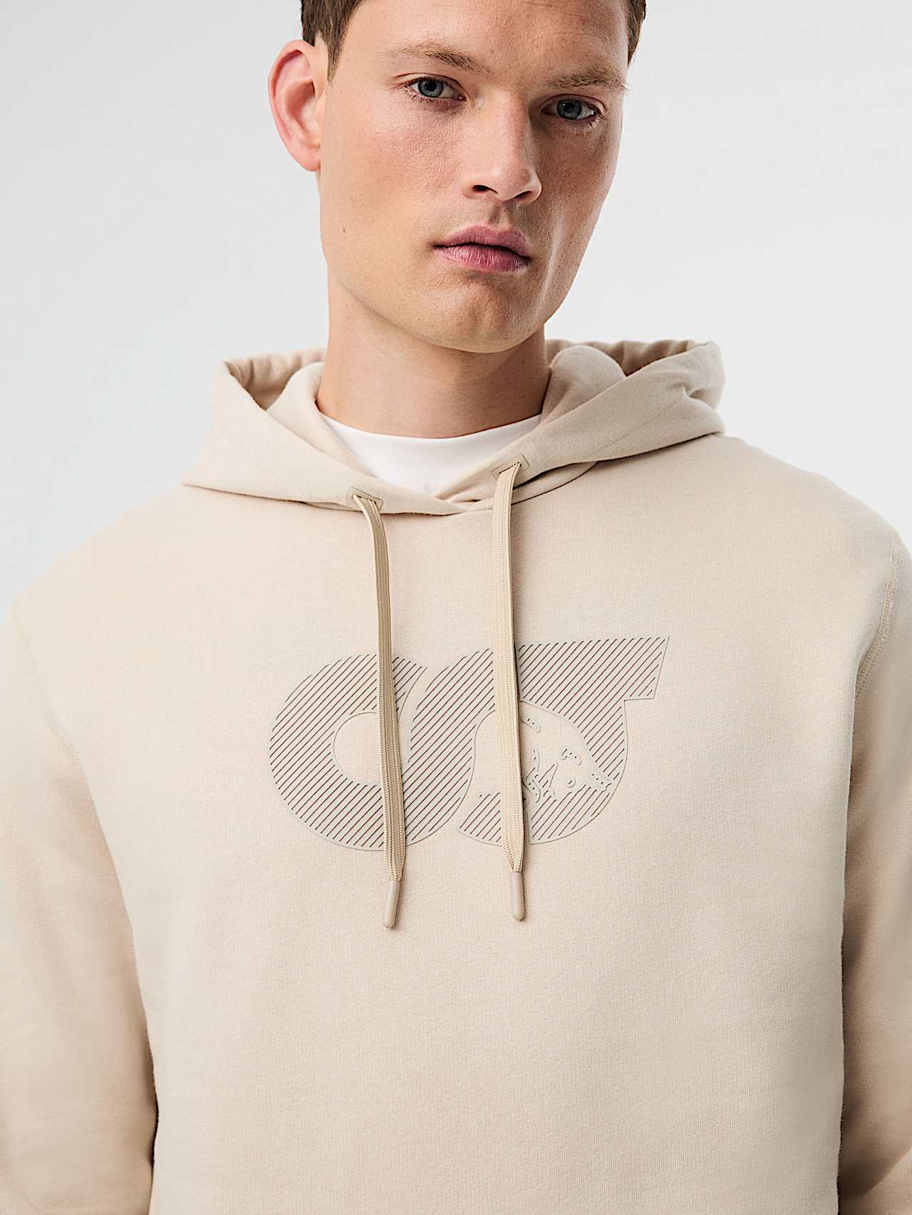 AlphaTauri | SHERO V4.Y10.01 | Felpa con cappuccio con logo signature in Stone for Uomo