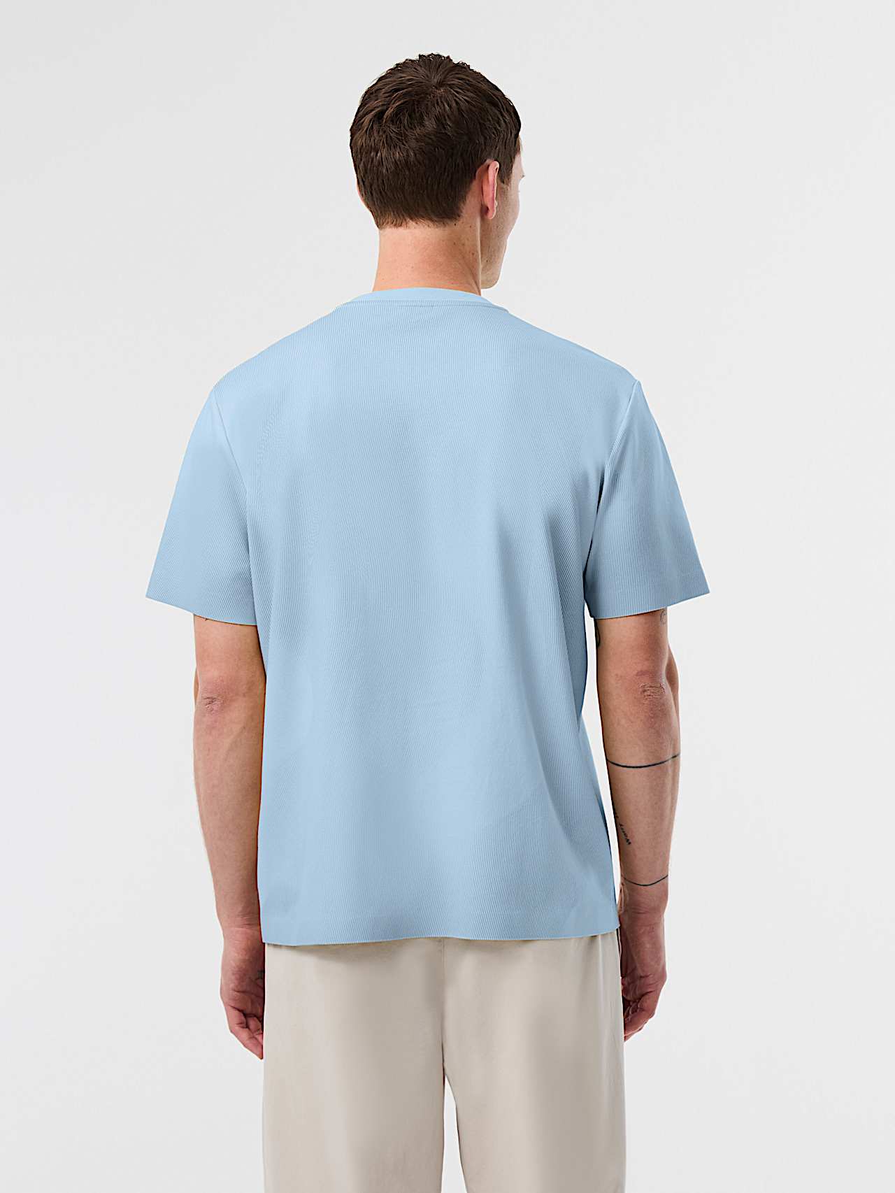 AlphaTauri | JANPO V2.Y10.01 | T-Shirt with Print Design in AOP dark navy / clouded blue for Men