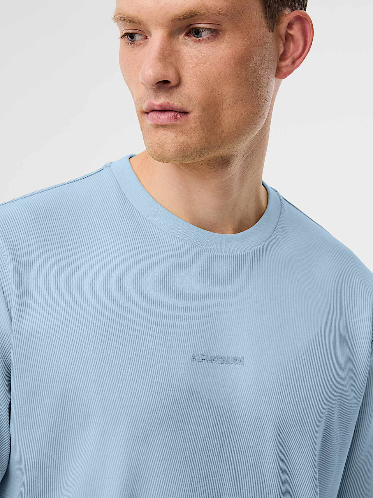 AlphaTauri | JANPO V2.Y10.01 | Camiseta con diseño estampado in AOP dark navy / clouded blue for Hombre