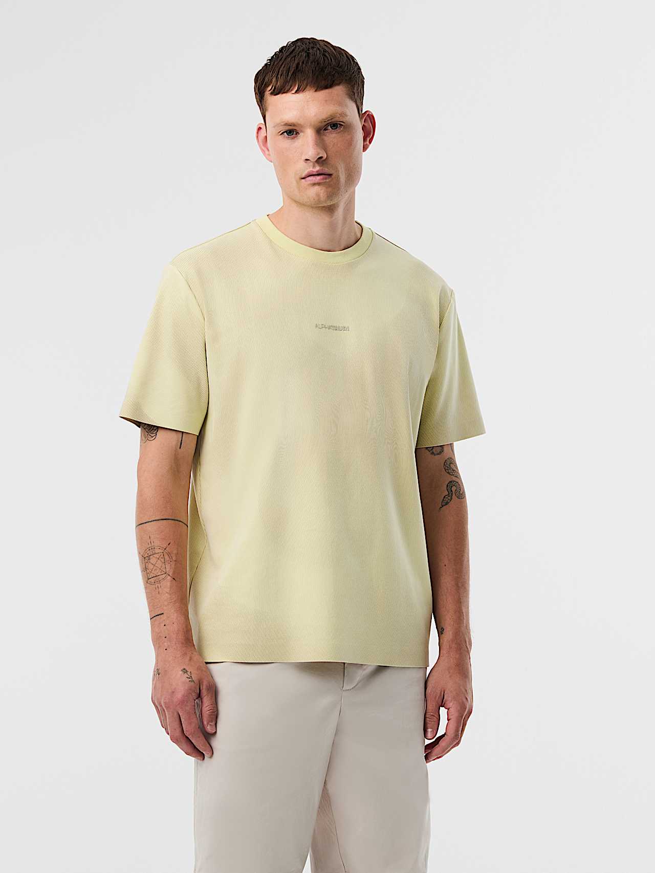 AlphaTauri | JANPO V2.Y10.01 | T-shirt à motif imprimé in AOP stone / lime light for Homme