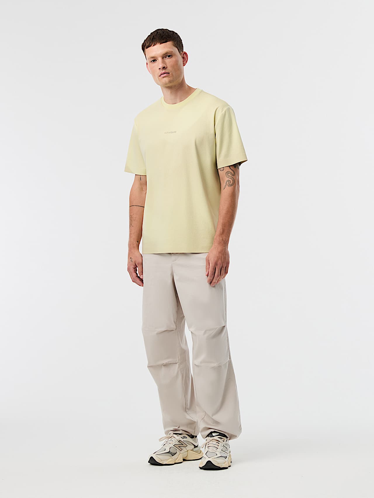 AlphaTauri | JANPO V2.Y10.01 | T-shirt à motif imprimé in AOP stone / lime light for Homme
