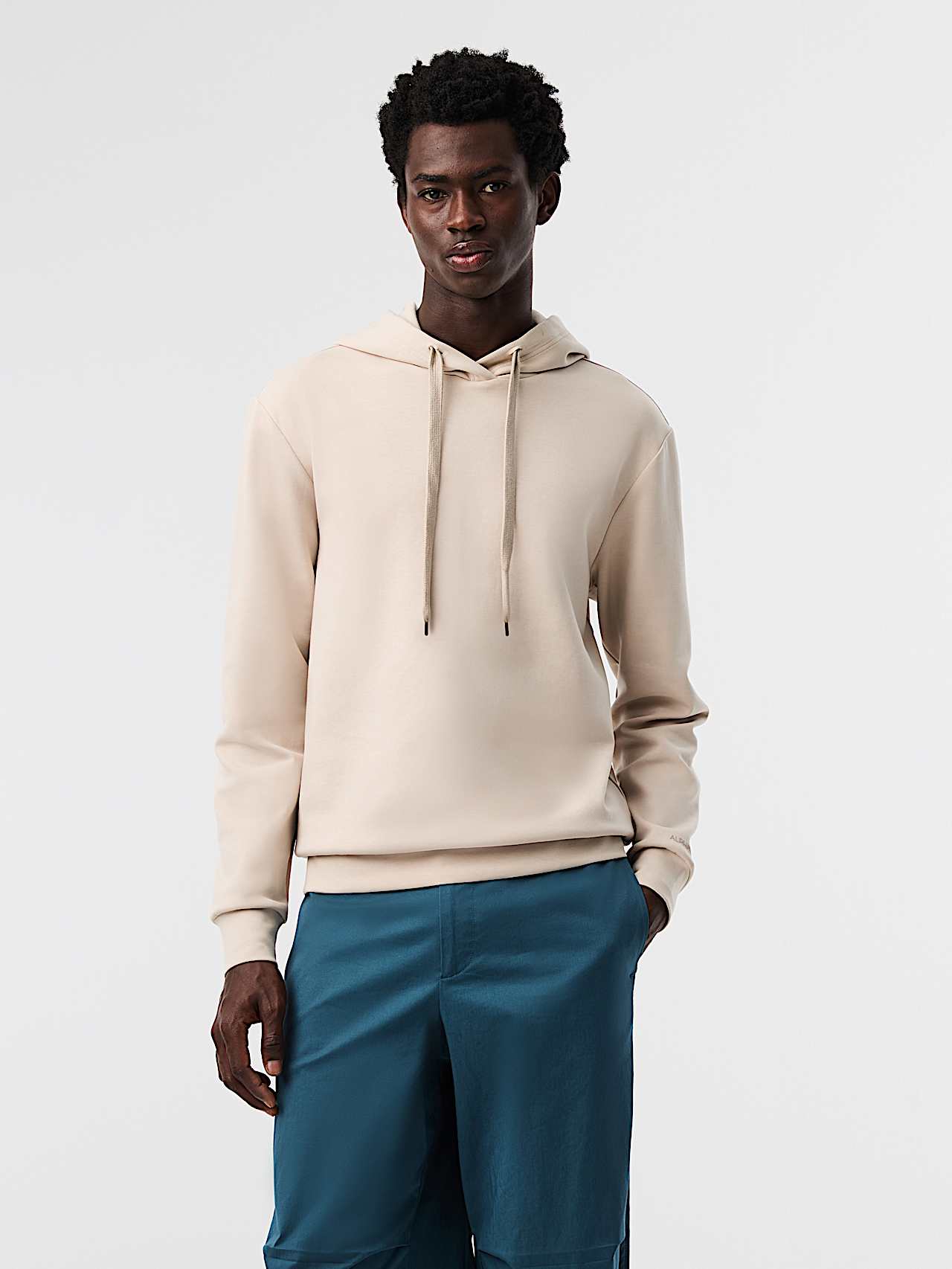 AlphaTauri | SHANO V1.Y10.01 | Organic Cotton Hoodie in Dune for Men