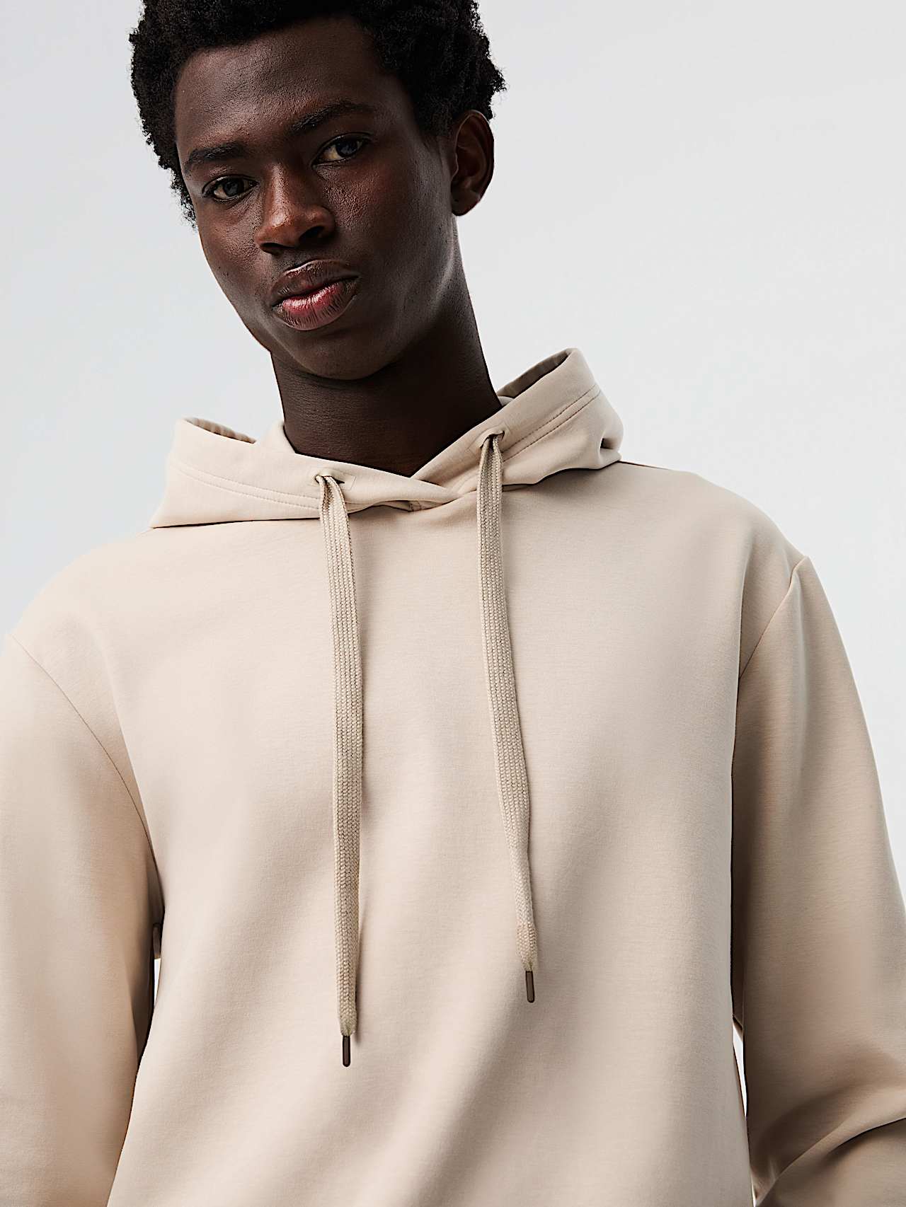 AlphaTauri | SHANO V1.Y10.01 | Sweat à capuche en coton biologique in Dune for Homme