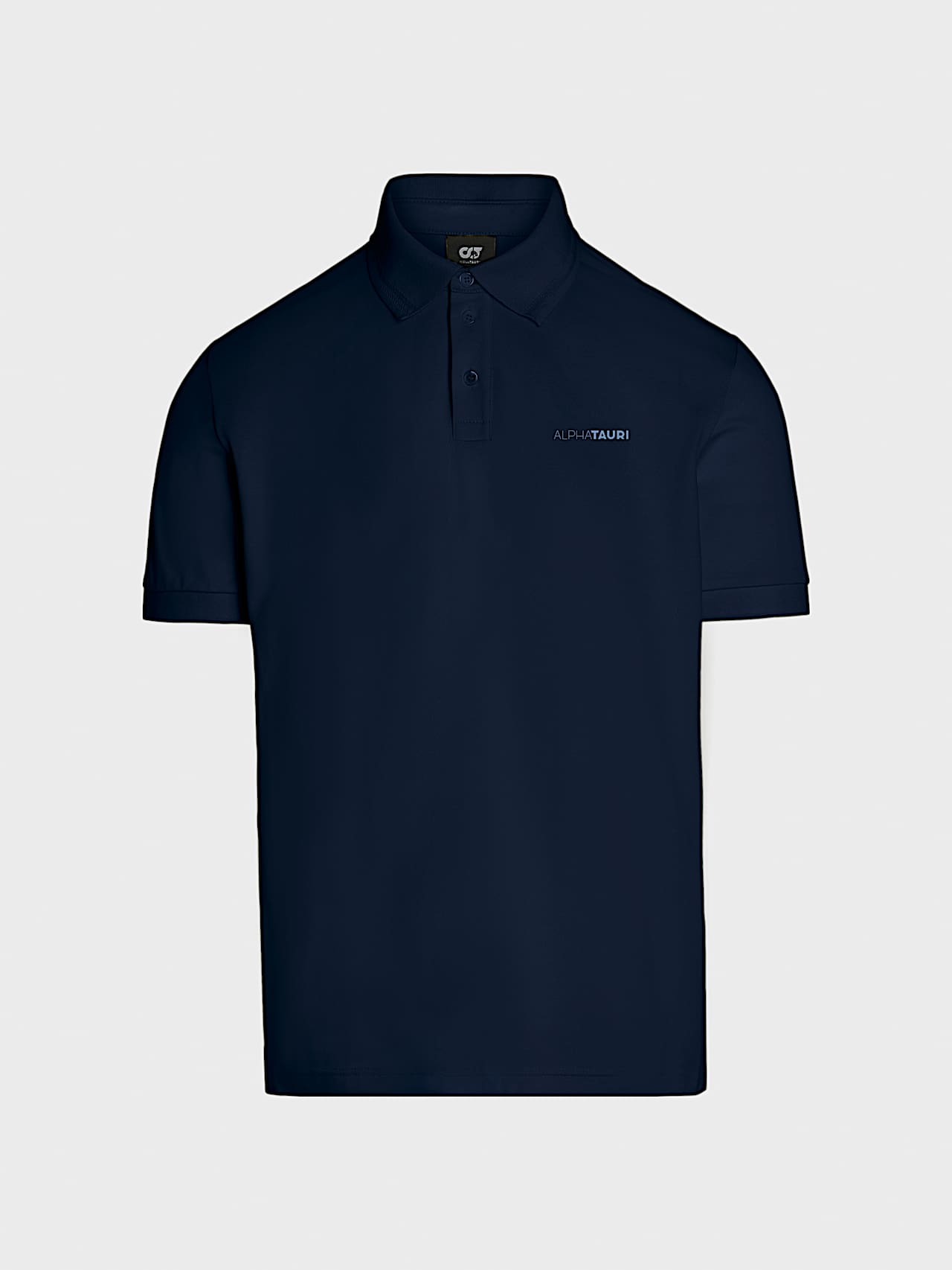 AlphaTauri | JEMMO V1.Y10.01 | Polo in cotone biologico in Dark Navy for Uomo