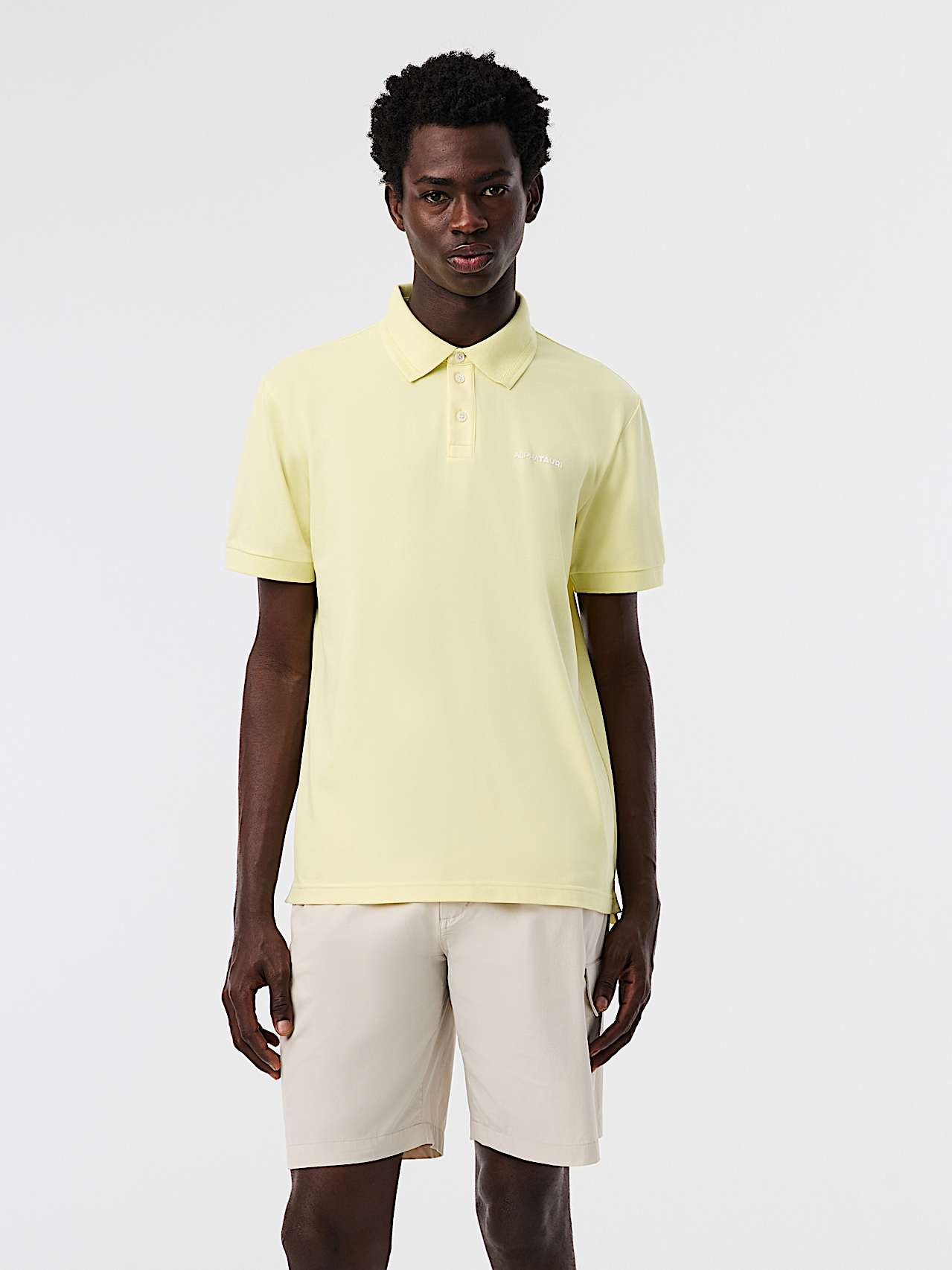AlphaTauri | JEMMO V1.Y10.01 | Polo in cotone biologico in Lime Light for Uomo