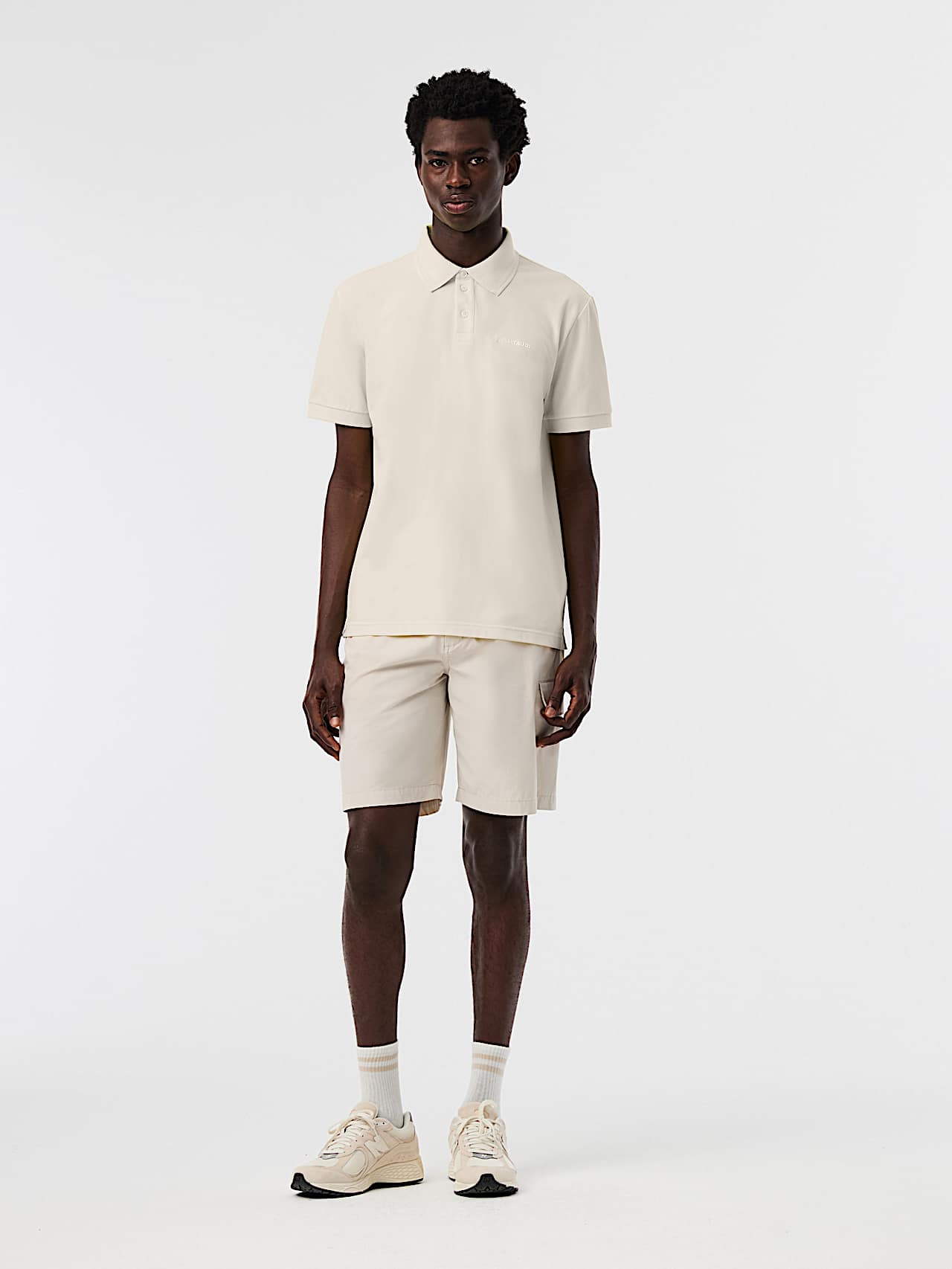 AlphaTauri | JEMMO V1.Y10.01 | Organic Cotton Polo-Shirt in Stone für Herren