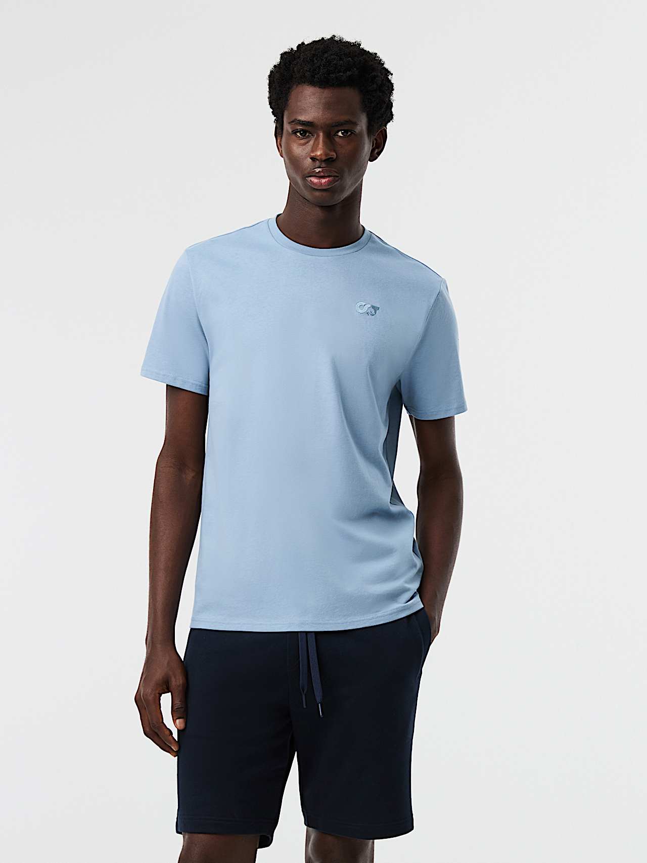 AlphaTauri | JOTTA V2.Y10.01 | Camiseta de algodón orgánico in Clouded Blue for Hombre