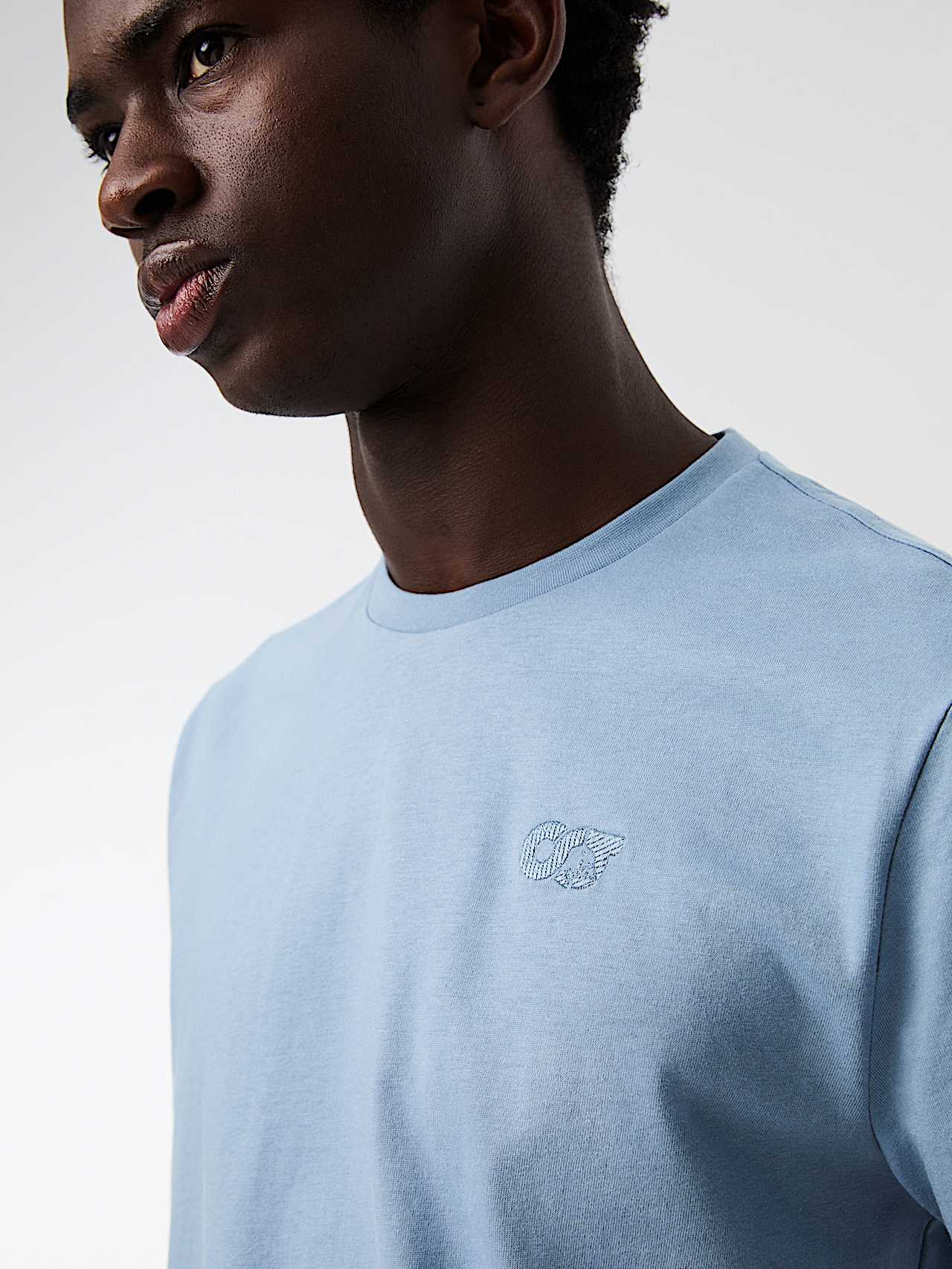 AlphaTauri | JOTTA V2.Y10.01 | Camiseta de algodón orgánico in Clouded Blue for Hombre