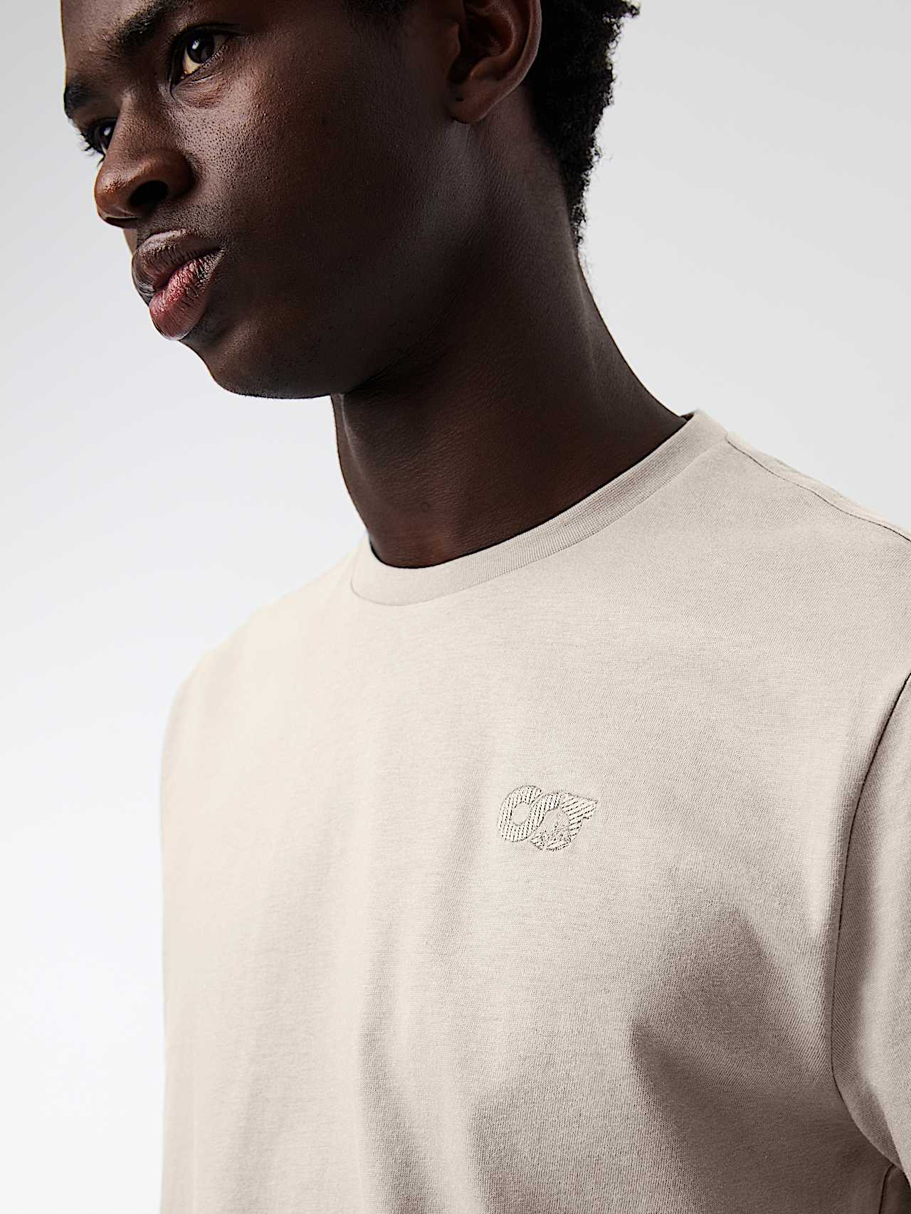 AlphaTauri | JOTTA V2.Y10.01 | T-shirt en coton biologique in Stone for Homme