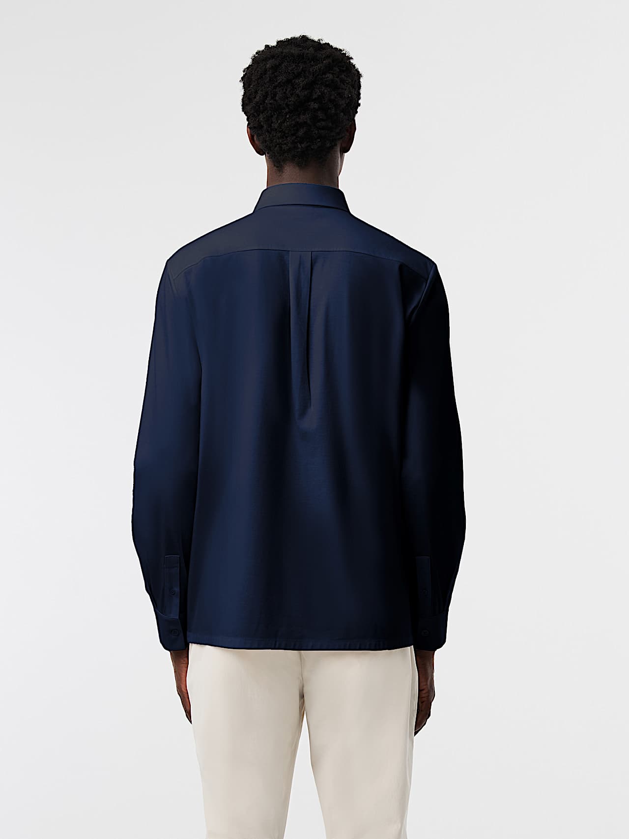 AlphaTauri | WYMI V1.Y10.01 | Chemise en jersey de coton biologique in Dark Navy for Homme