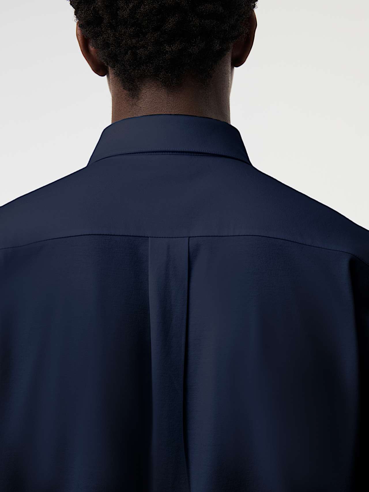 AlphaTauri | WYMI V1.Y10.01 | Chemise en jersey de coton biologique in Dark Navy for Homme