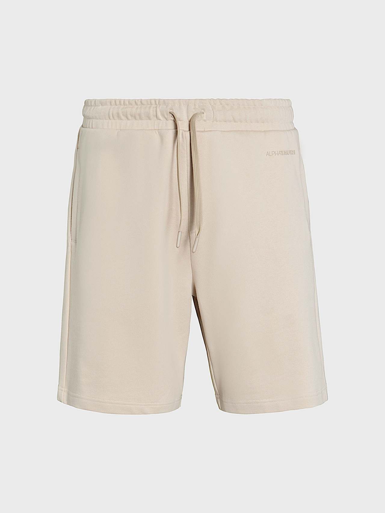 AlphaTauri | PHARS V2.Y10.01 | Signature Logo Sweatshorts in Stone for Men