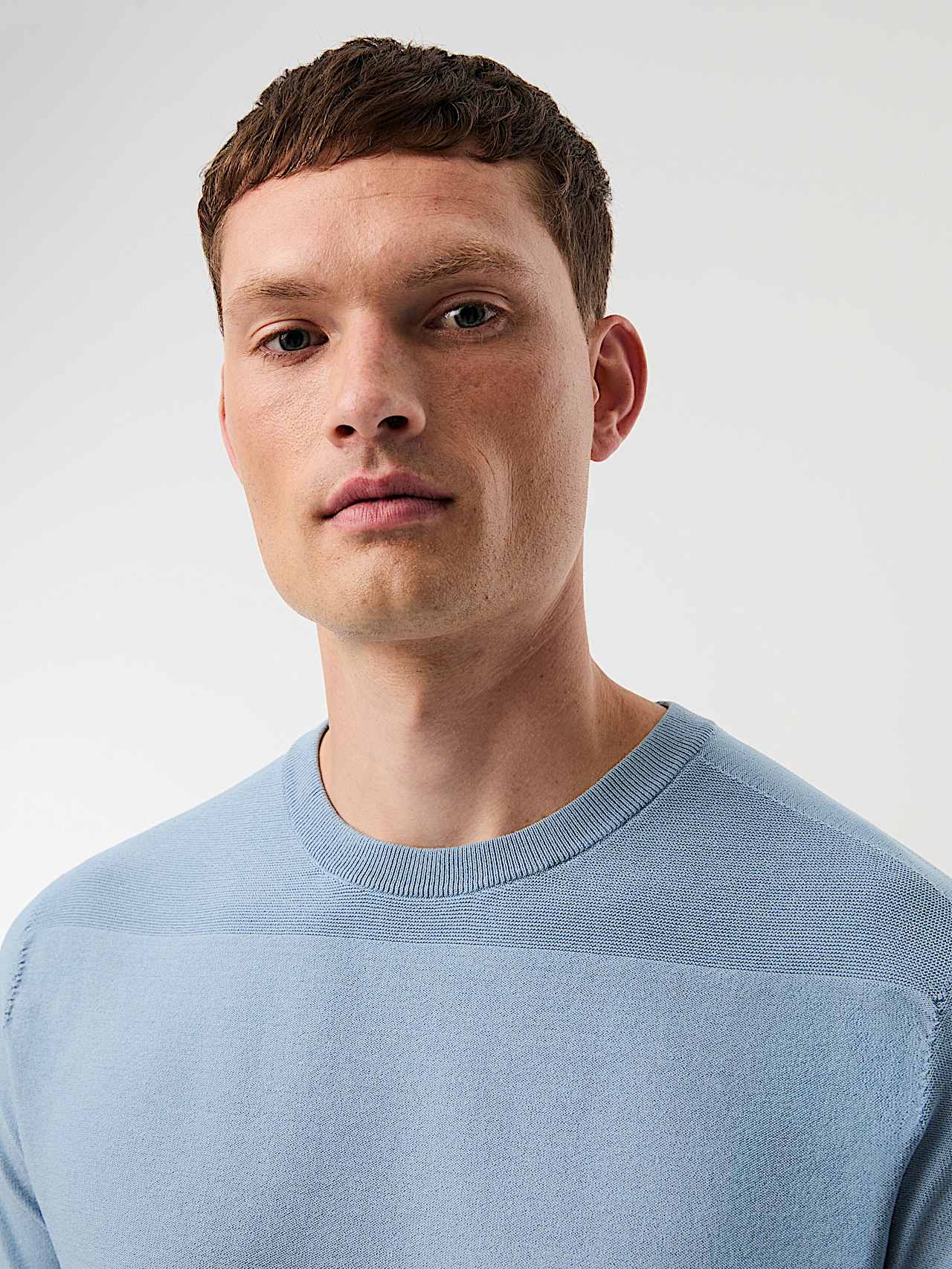 AlphaTauri | FOSOS V5.Y10.01 | T-shirt en maille performance 3D in Clouded Blue for Homme