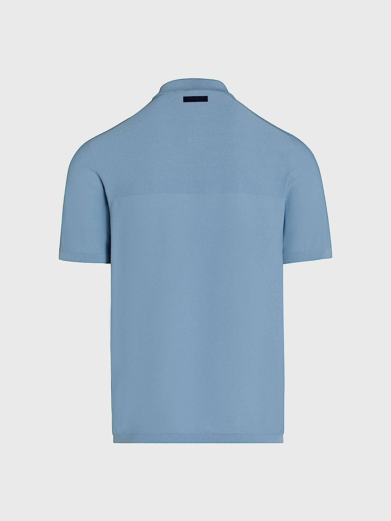 AlphaTauri | FENZI V2.Y10.01 | Polo en maille performance 3D in Clouded Blue for Homme