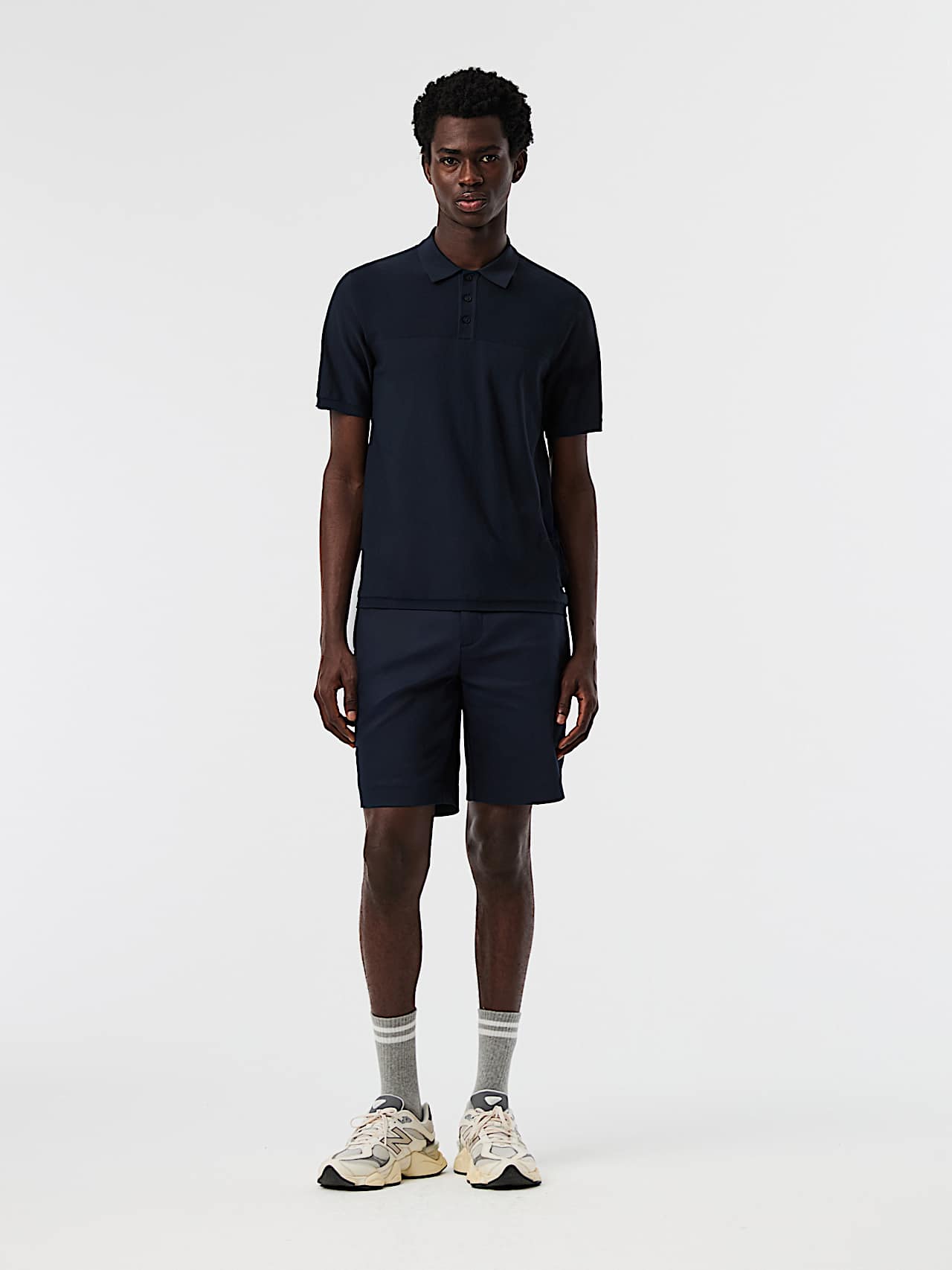 AlphaTauri | FENZI V2.Y10.01 | 3D Performance Knit Polo Shirt in Dark Navy for Men