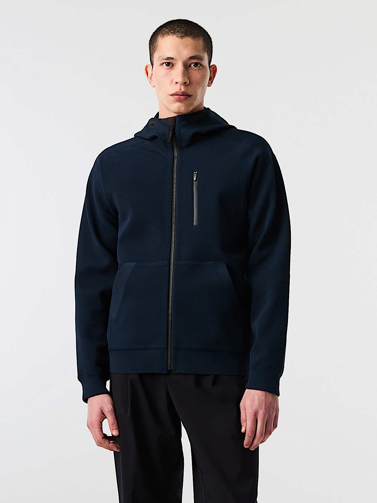 AlphaTauri | FONN V1.Y10.01 | Chaqueta de punto con capucha in Dark Navy for Hombre