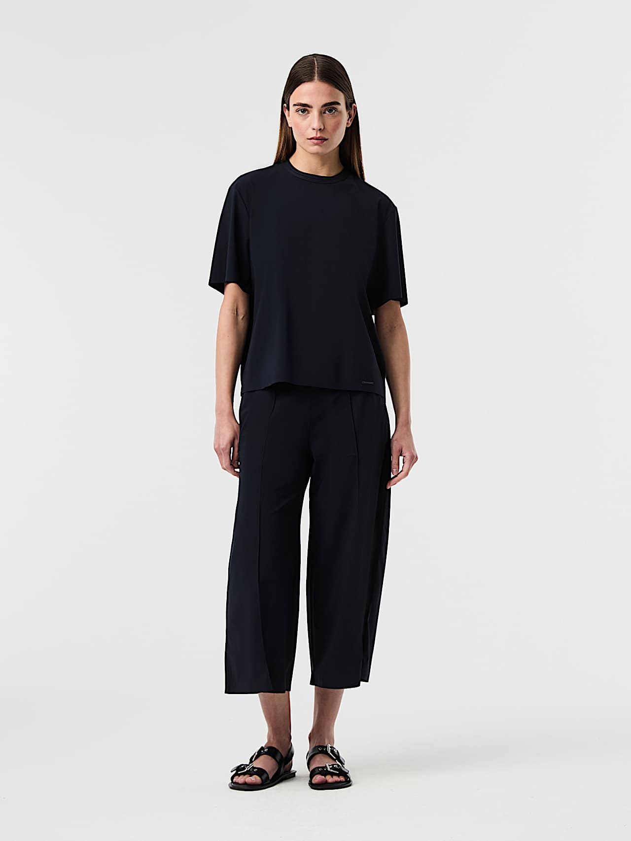 AlphaTauri | JEUWAL V3.Y10.01 | T-shirt oversize en jersey Power Stretch in Dark Navy for Femme