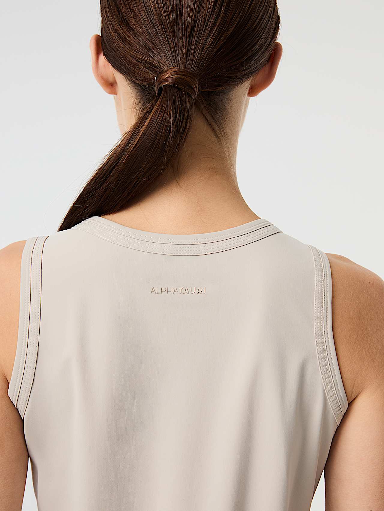 AlphaTauri | JANI V1.Y10.01 | Tanktop aus Powerstretch-Jersey in Stone für Damen