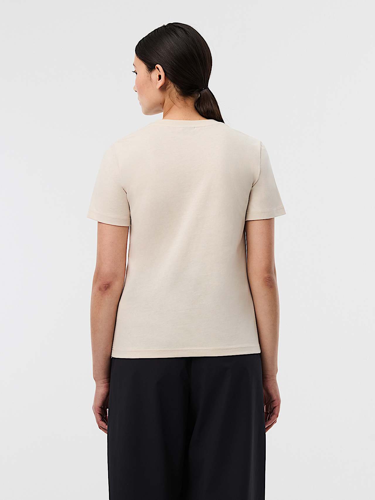 AlphaTauri | JERU V5.Y10.01 | Camiseta de algodón orgánico in Stone for Mujer