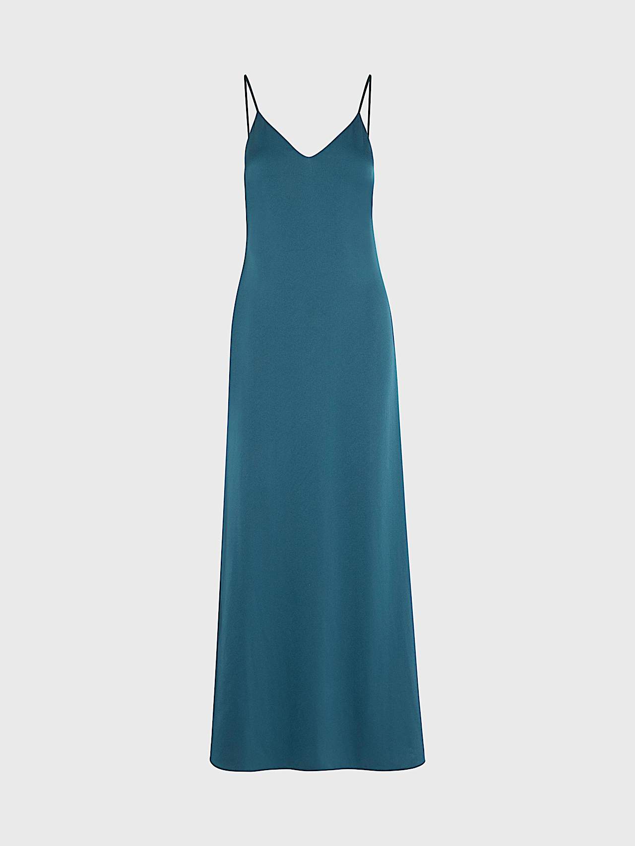 AlphaTauri | WAVI V1.Y10.01 | Maxivestido elegante con abertura en la espalda in Teal for Mujer