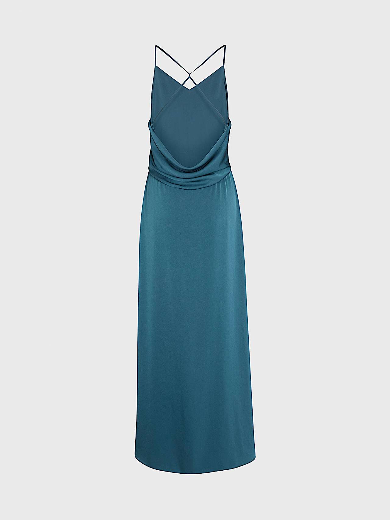 AlphaTauri | WAVI V1.Y10.01 | Abito lungo elegante con schiena scoperta in Teal for Donna