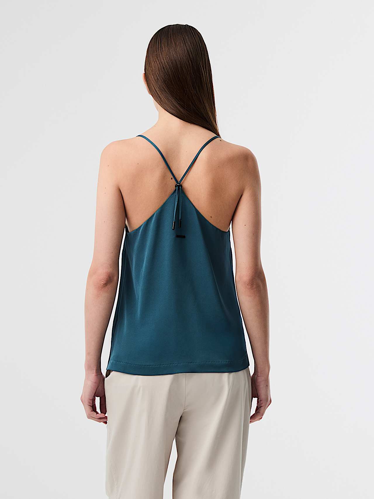 AlphaTauri | WEDI V1.Y10.01 | Canotta con spalline regolabili in Teal for Donna