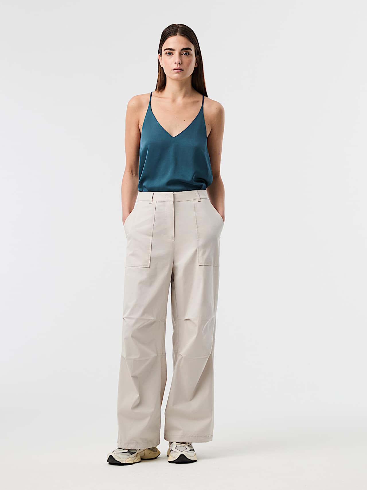 AlphaTauri | WEDI V1.Y10.01 | Trägertop mit verstellbaren Trägern in Teal für Damen