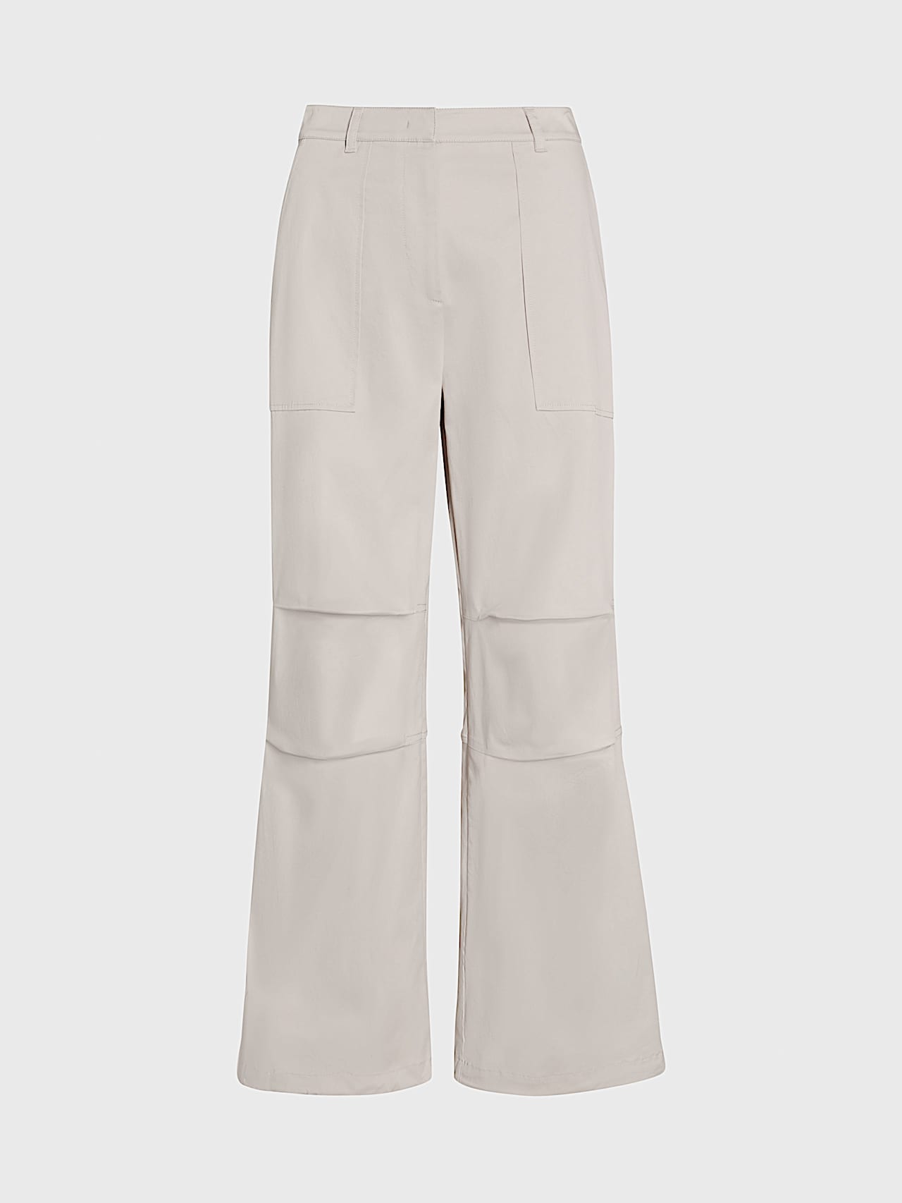 AlphaTauri | PURA V1.Y10.01 | Baggy Lightweight Organic Cotton Trousers in Stone for Women