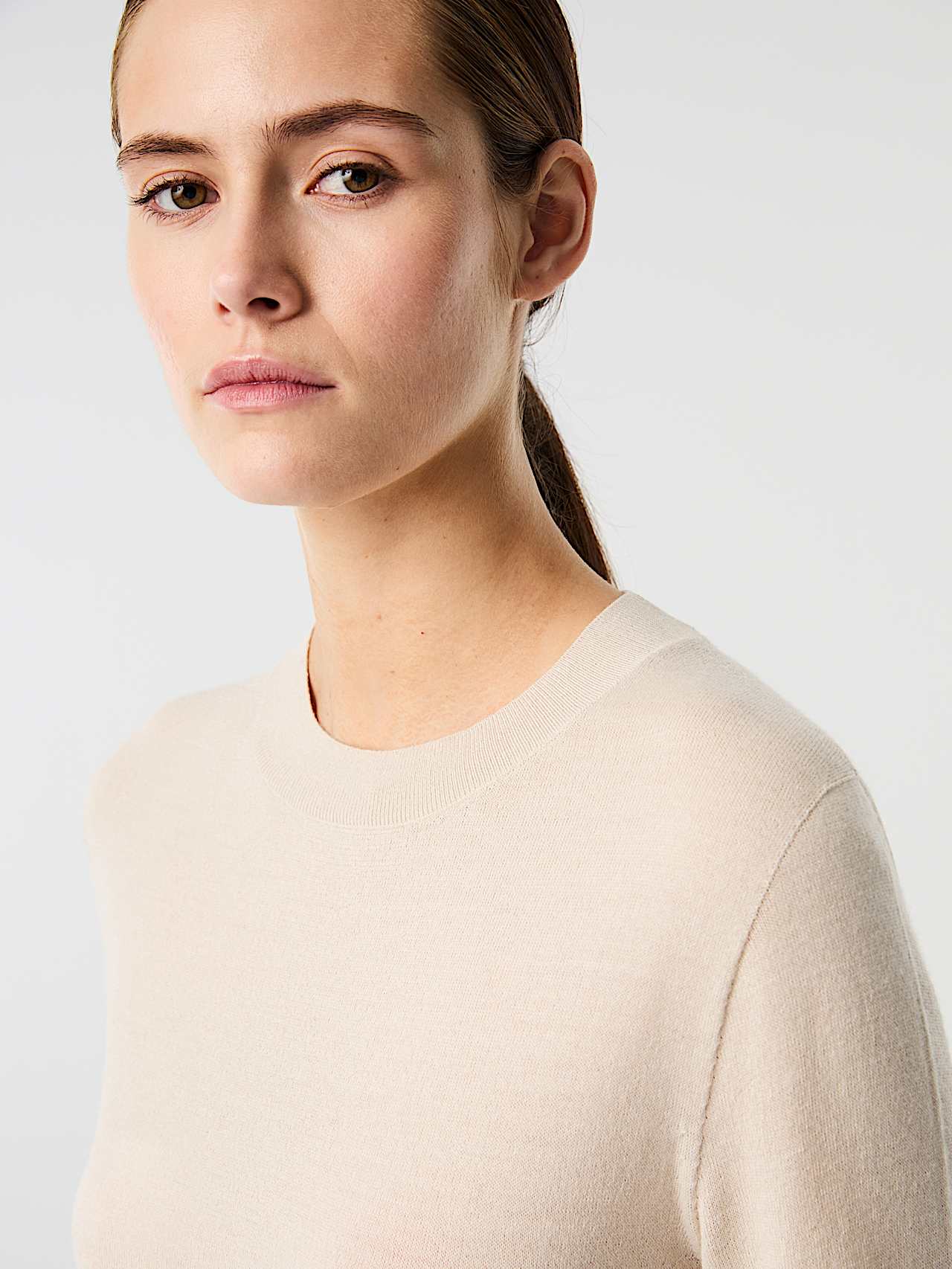 AlphaTauri | FONO V1.Y10.01 | Cashmax Pullover aus 3D-Strick in Stone für Damen