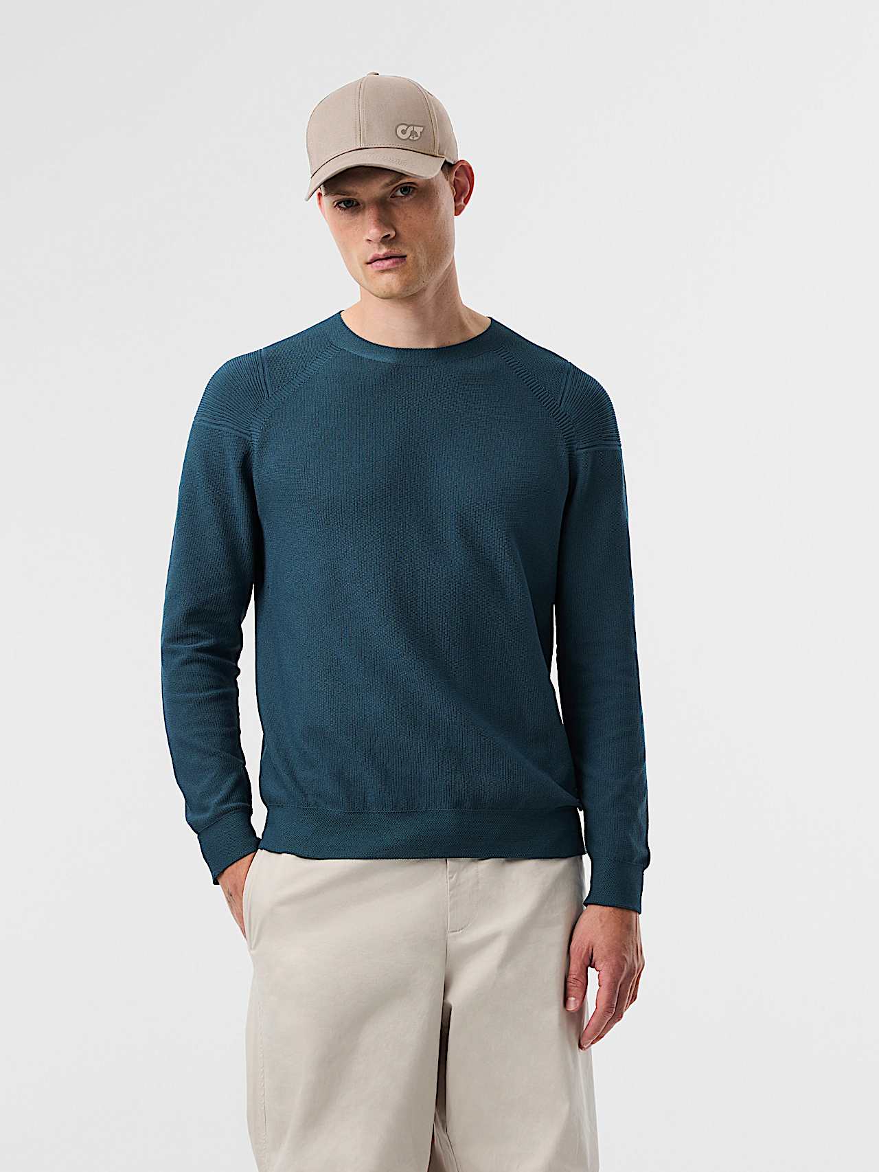 AlphaTauri | AVISU V2.Y10.01 | Casquette avec écusson Signature Logo in Dune for Unisexe