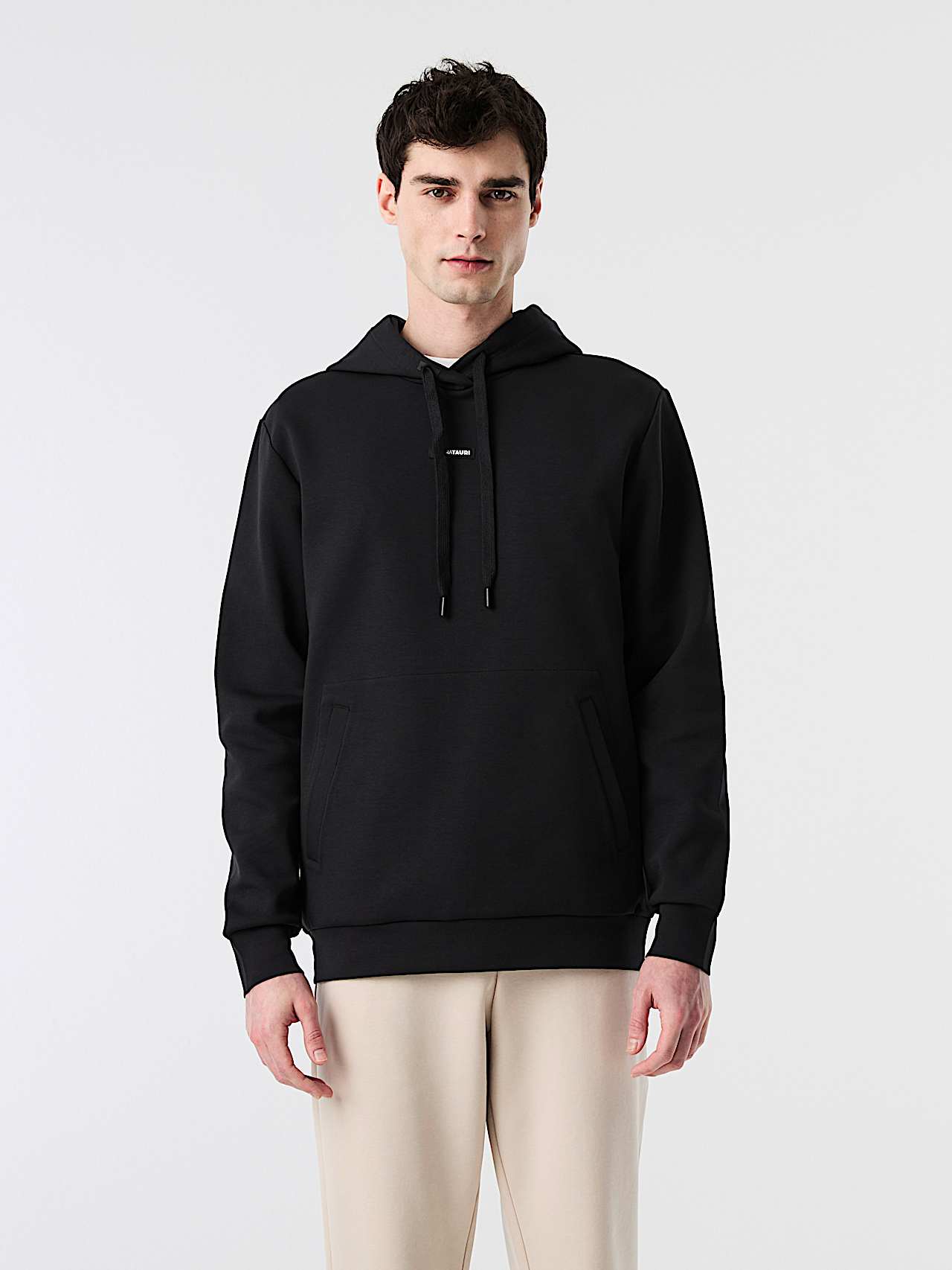 AlphaTauri | SKY V2.Y9.02 | Hoodie with Logo Tape in Black for Uomo